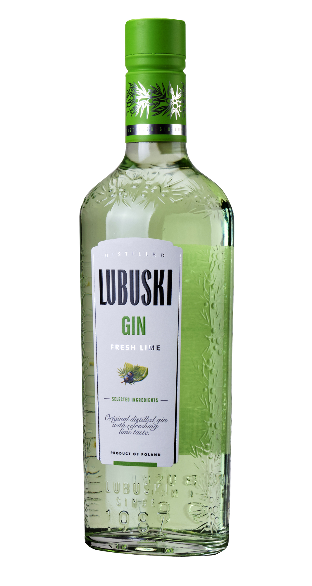 Gin Lubuski Fresh Lime 0,5L 37,5%