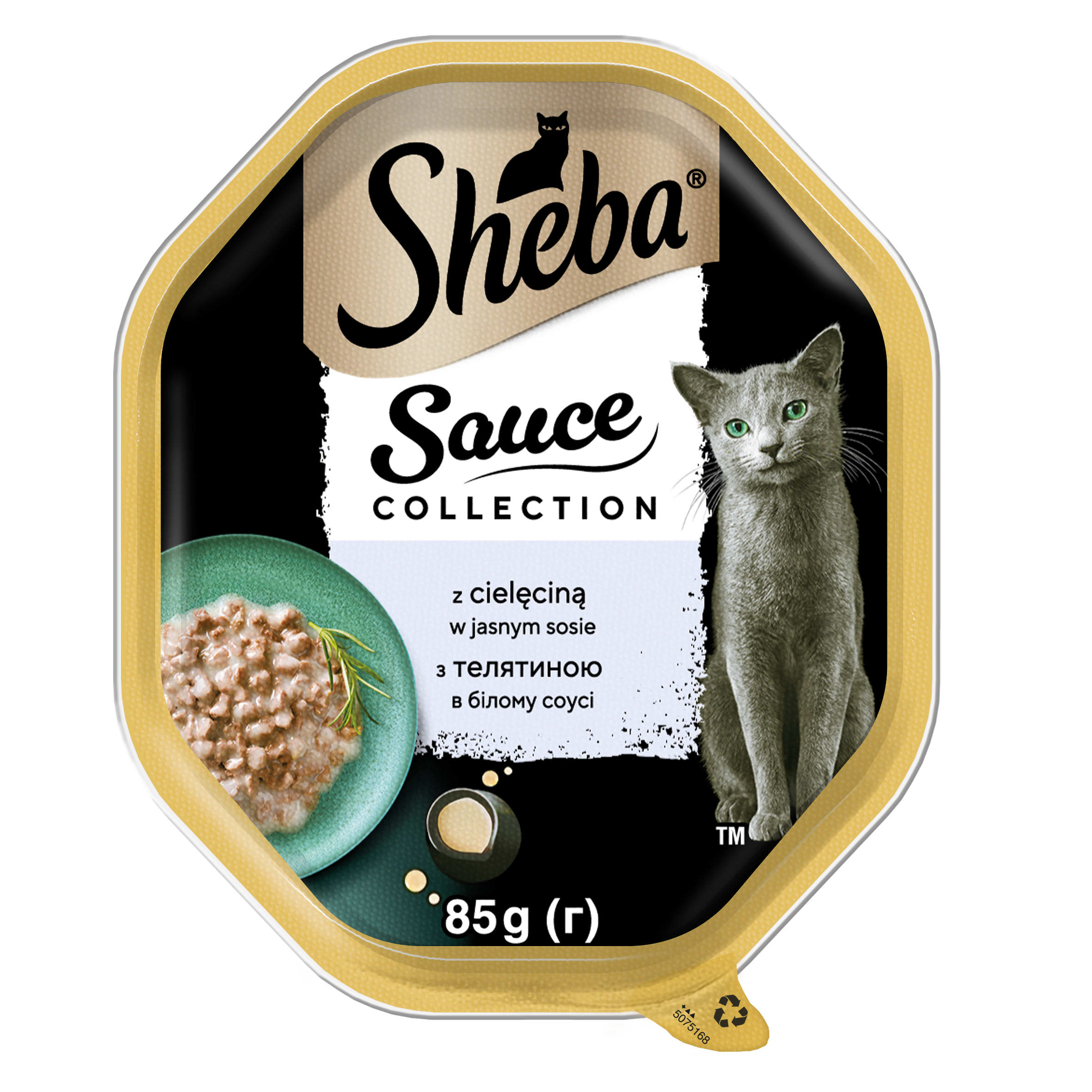 Sheba Sauce Collection Karma Z Cielęciną W Jasnym Sosie 85G