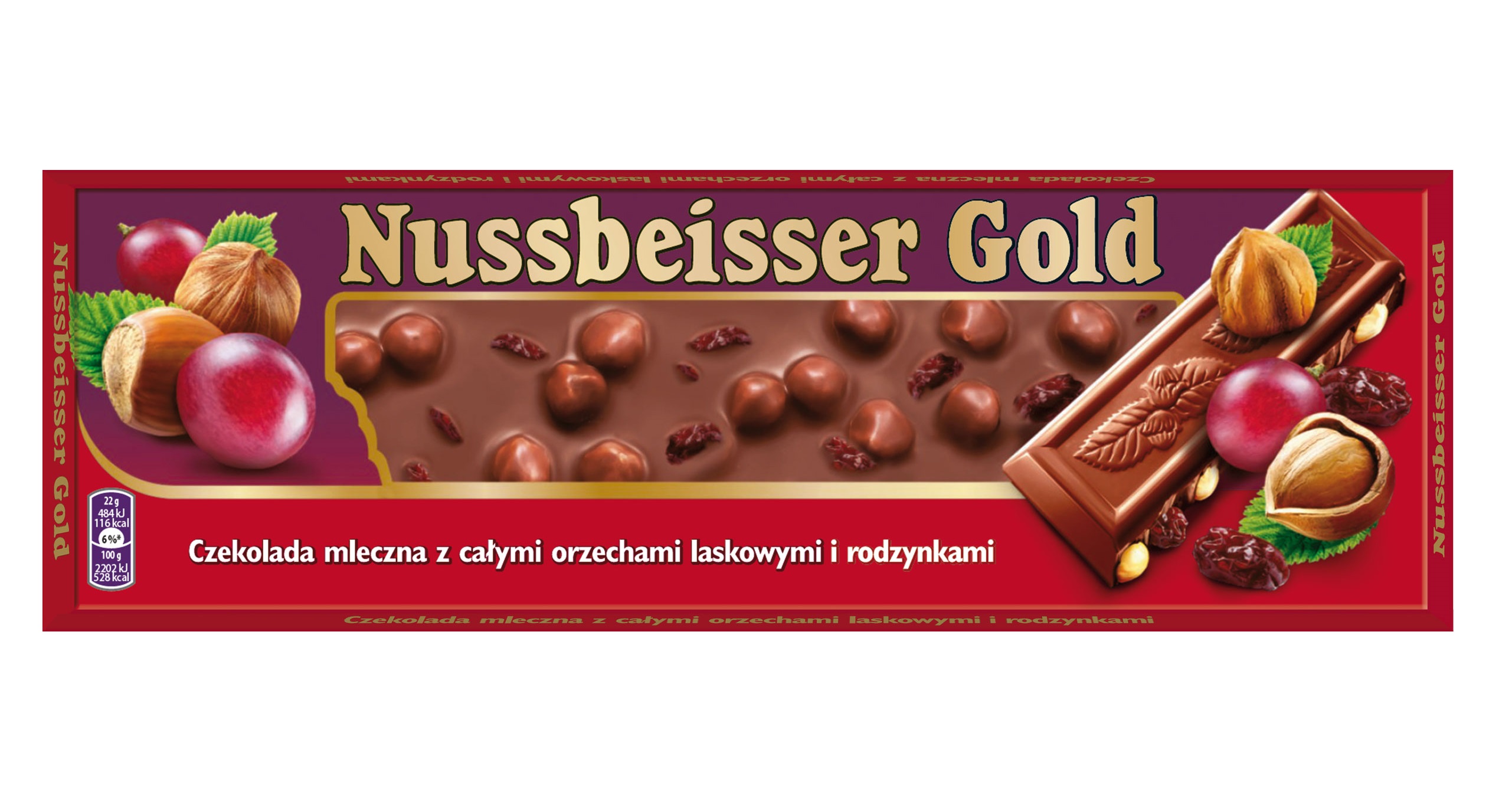 Nussbeisser Gold 220G Wholenut & Raisin