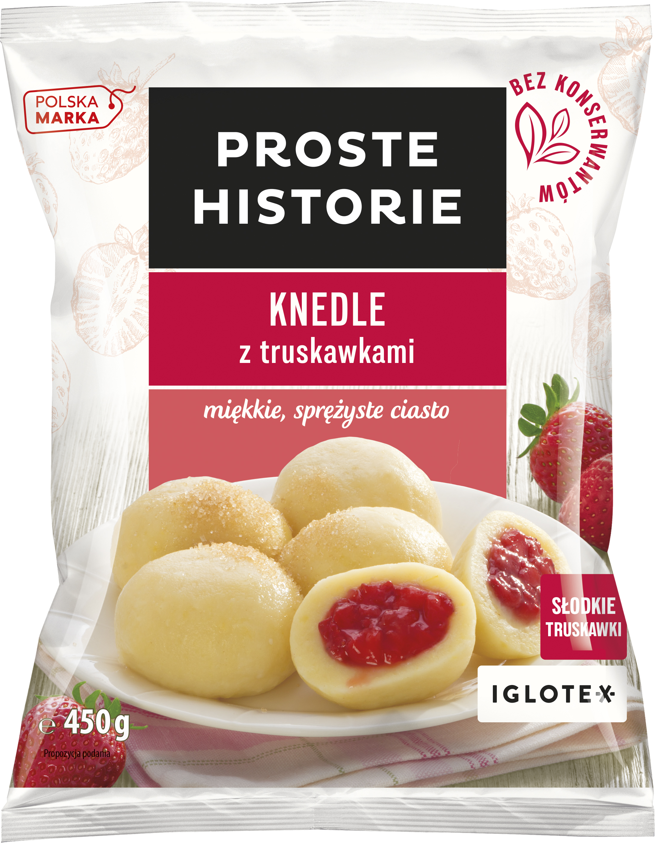 Proste Historie - Knedle Z Truskawkami 450G