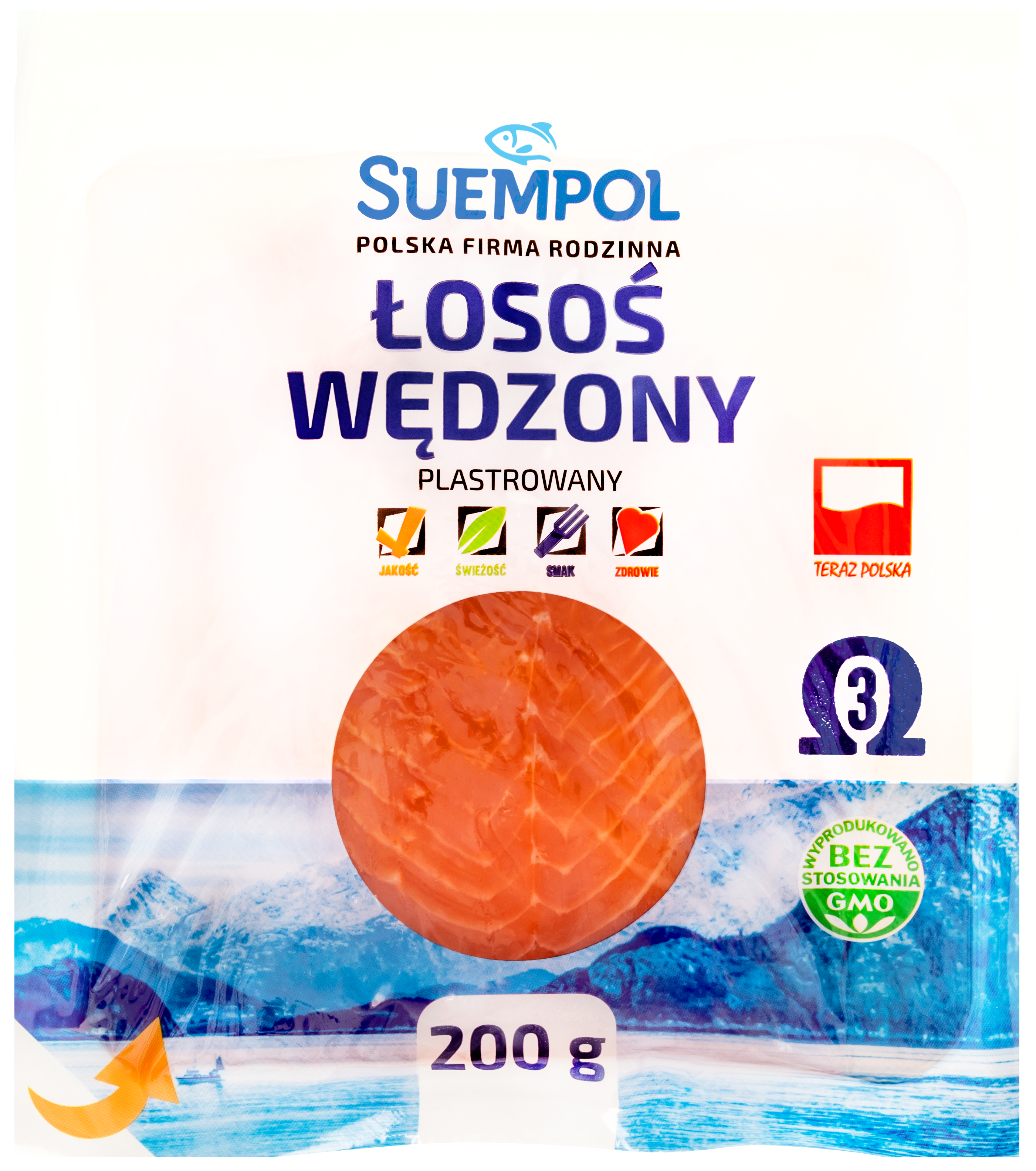 Suempol Łosoś Wędzony Net 200G