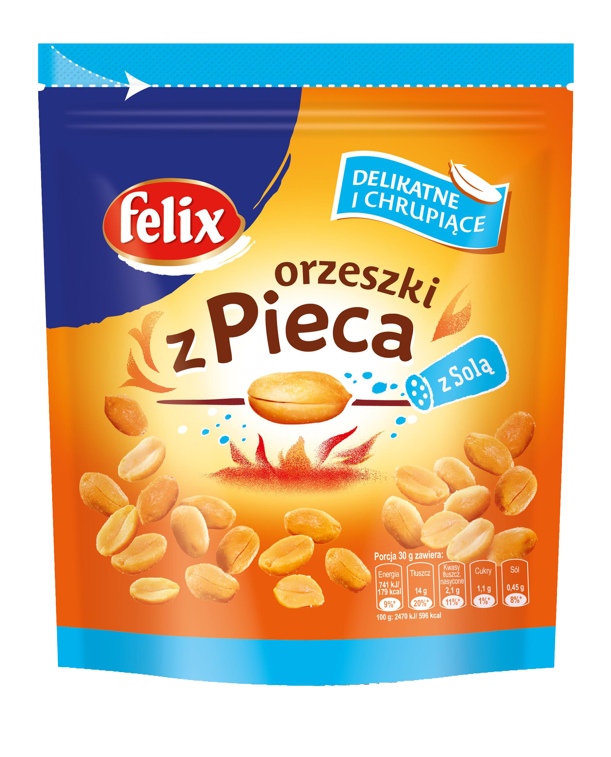 Felix Orzeszki Z Pieca Z Solą 220 G