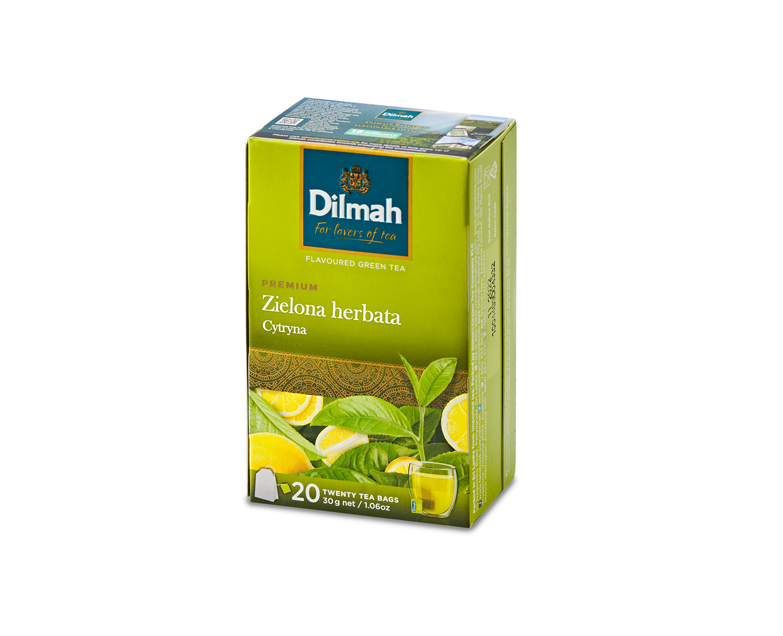 Dilmah Green Tea With Lemon [20X1,5G]