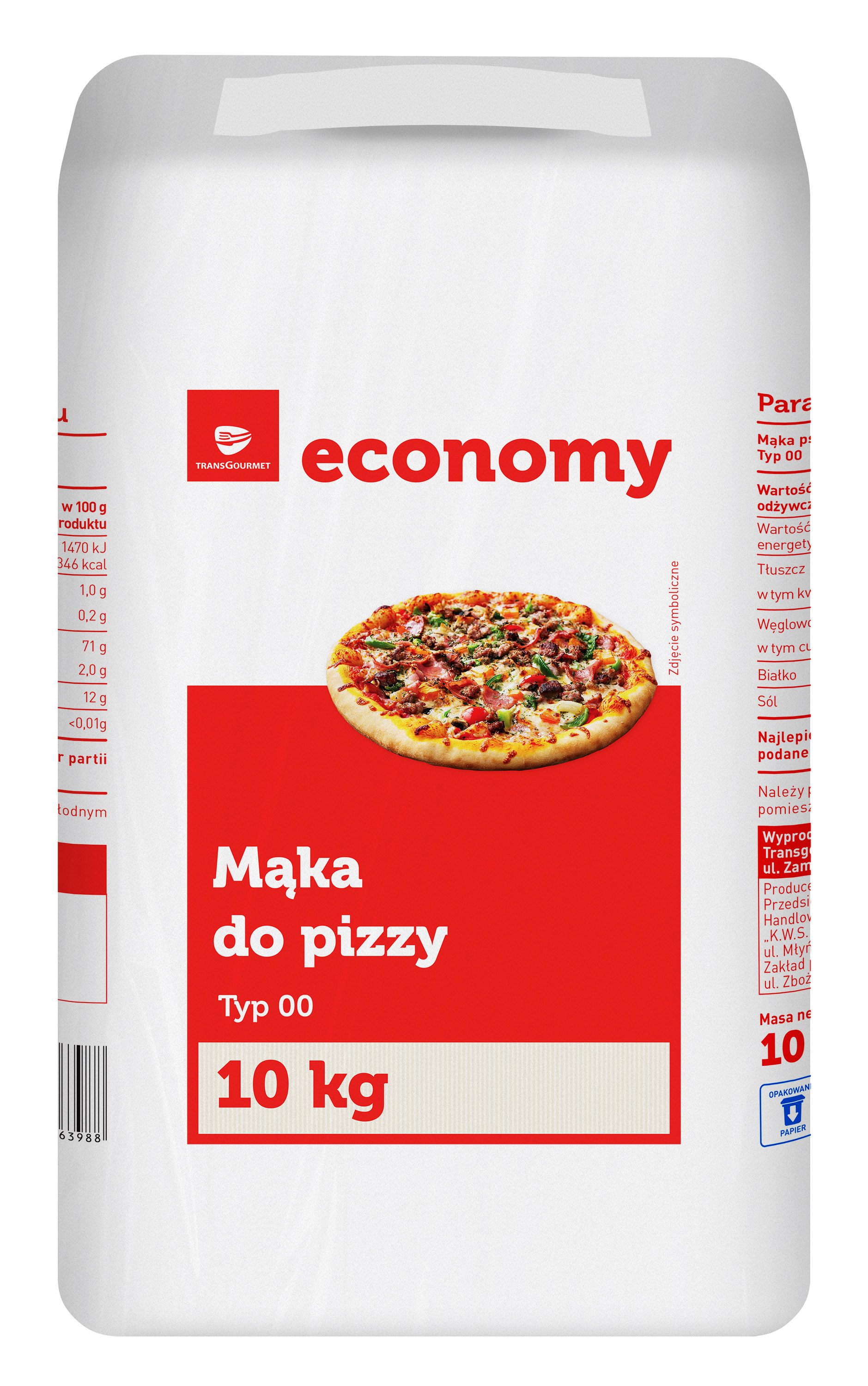 Tge Mąka Pszenna Na Pizzę Typ 00 10Kg