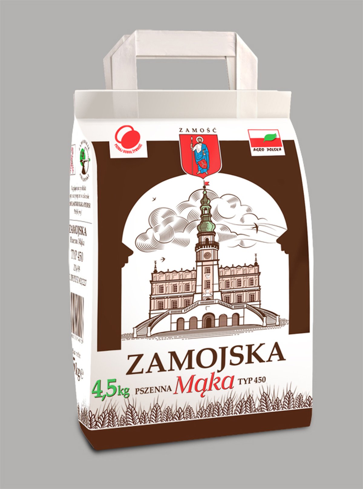 Zam.Mąka Zamojska Typ 450 4,5Kg Zamojskie Zakłady Zbożowe