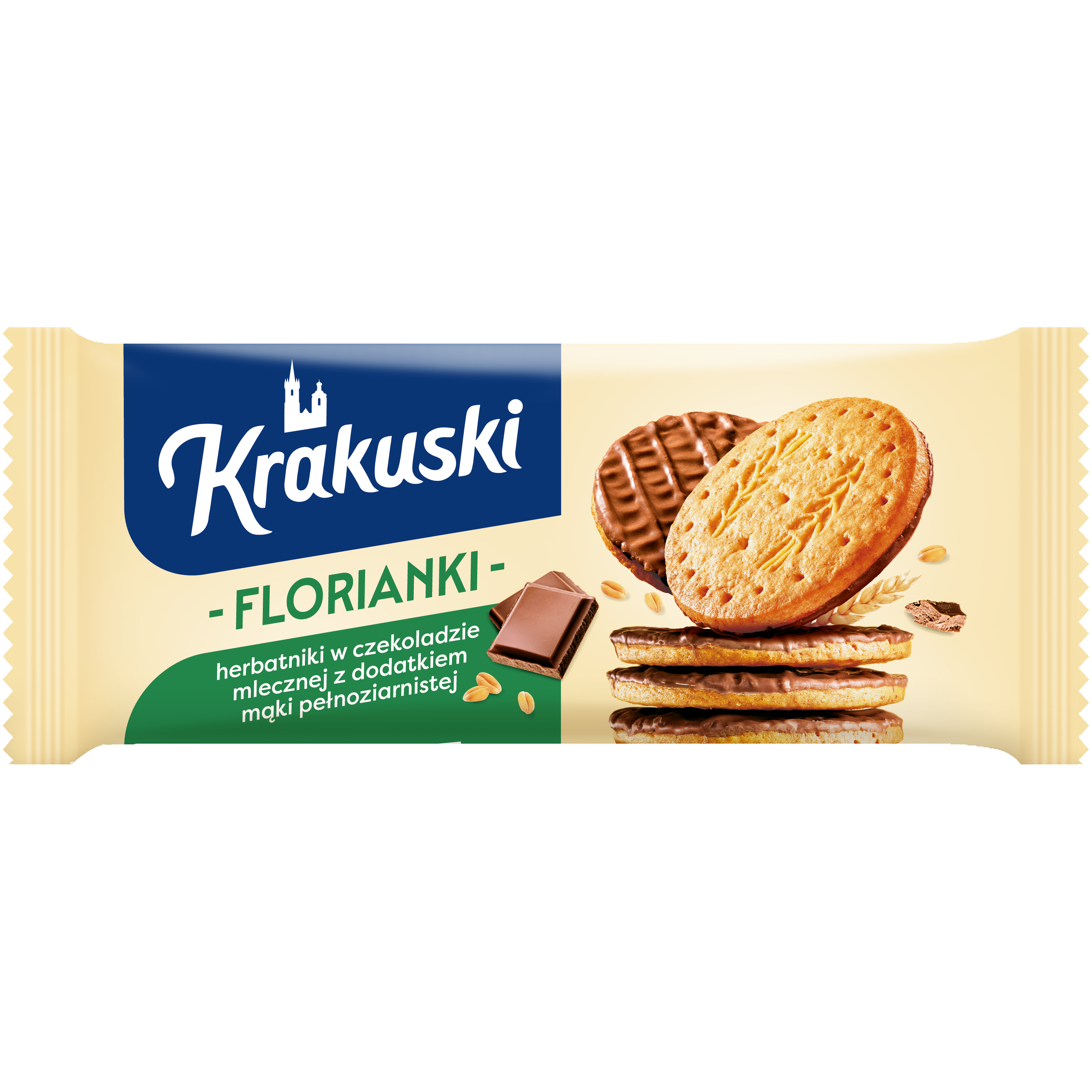Krakuski Herbatniki Florianki W Czekoladzie Mlecznej 171G
