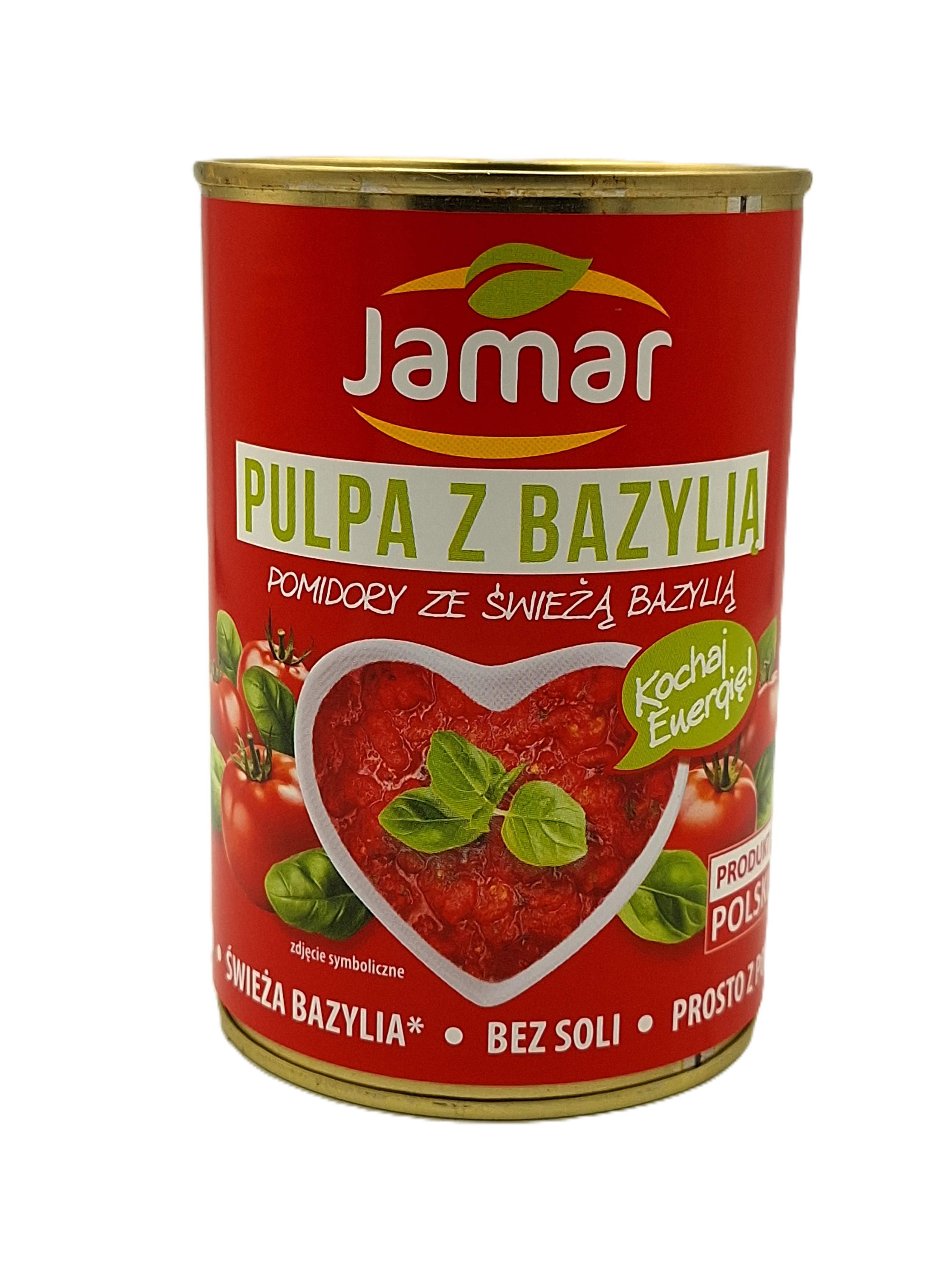 Jamar Pulpa Pomidorowa Z Bazylią 400 G