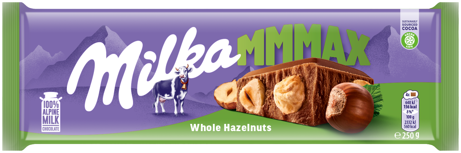Milka Wholenuts 250G