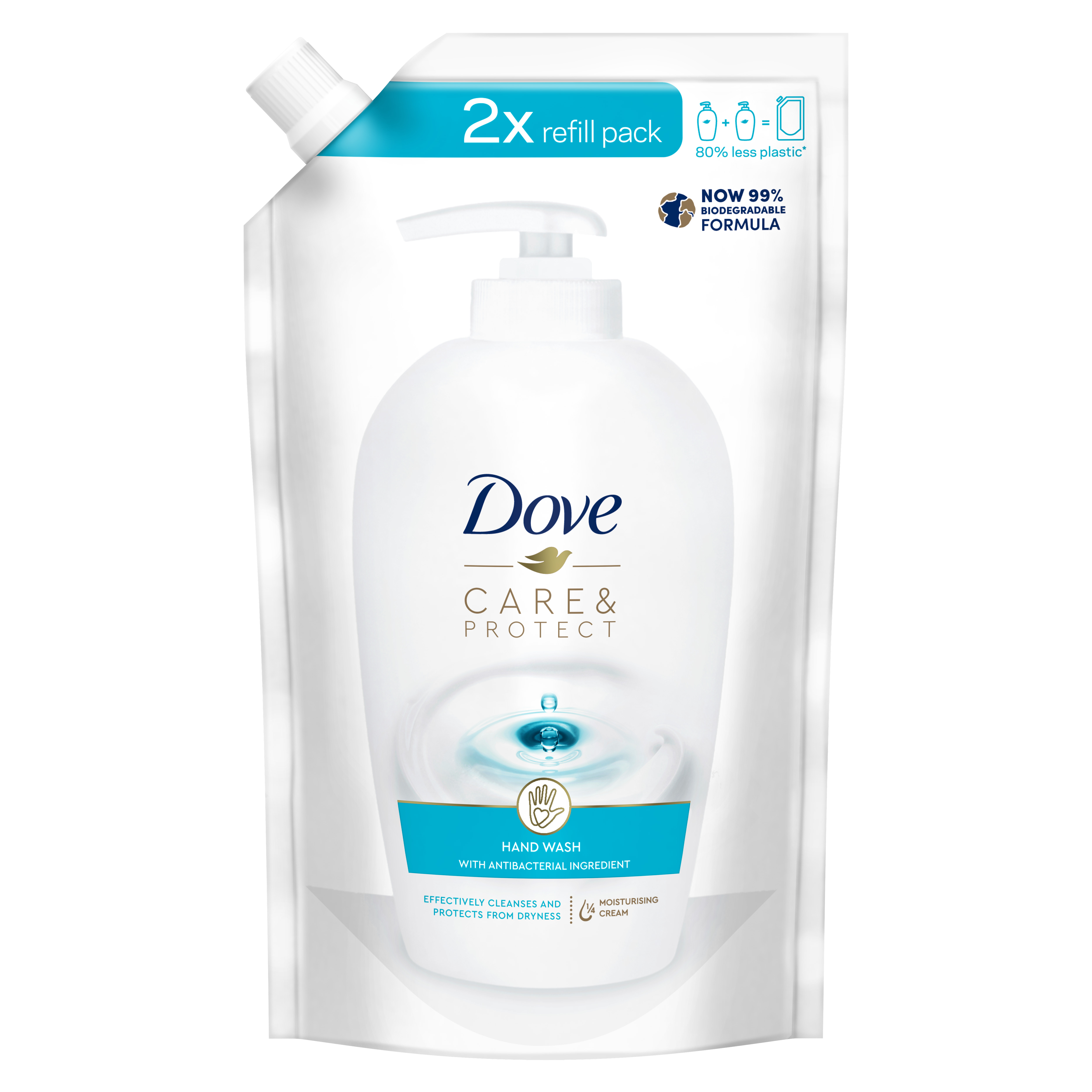 Mydło W Płynie Dove Care&Protect 500Ml