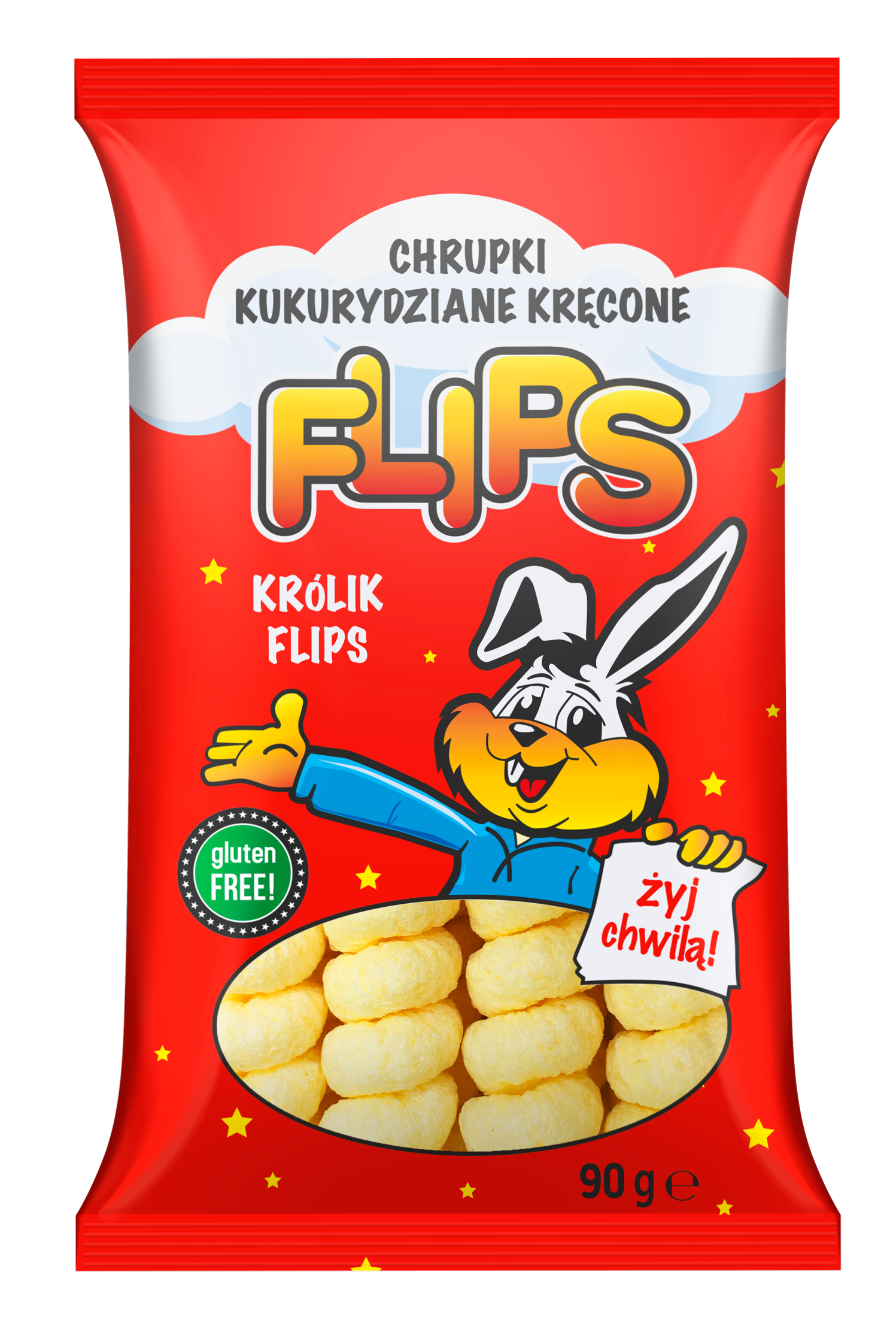 Flips Chrupki Kukurydziane Kręcone 90G