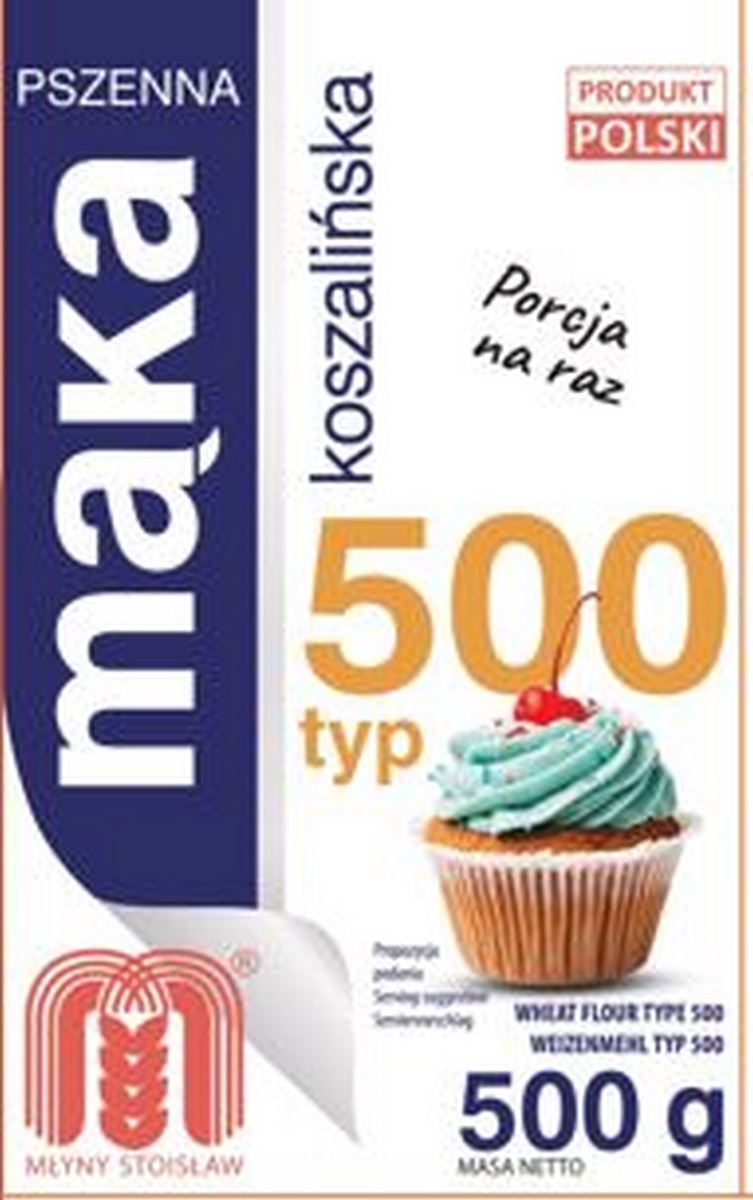 Młyny Stoisław Mąka Pszenna Koszalińska Typ 500 0,5 Kg