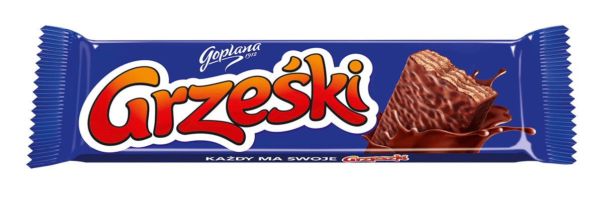 Grześki Wafel Przekładany Kremem Kakaowym W Czekoladzie 36 G