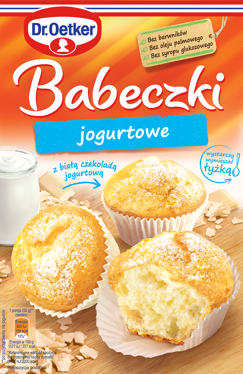 Dr. Oetker Babeczki Jogurtowe 335 G