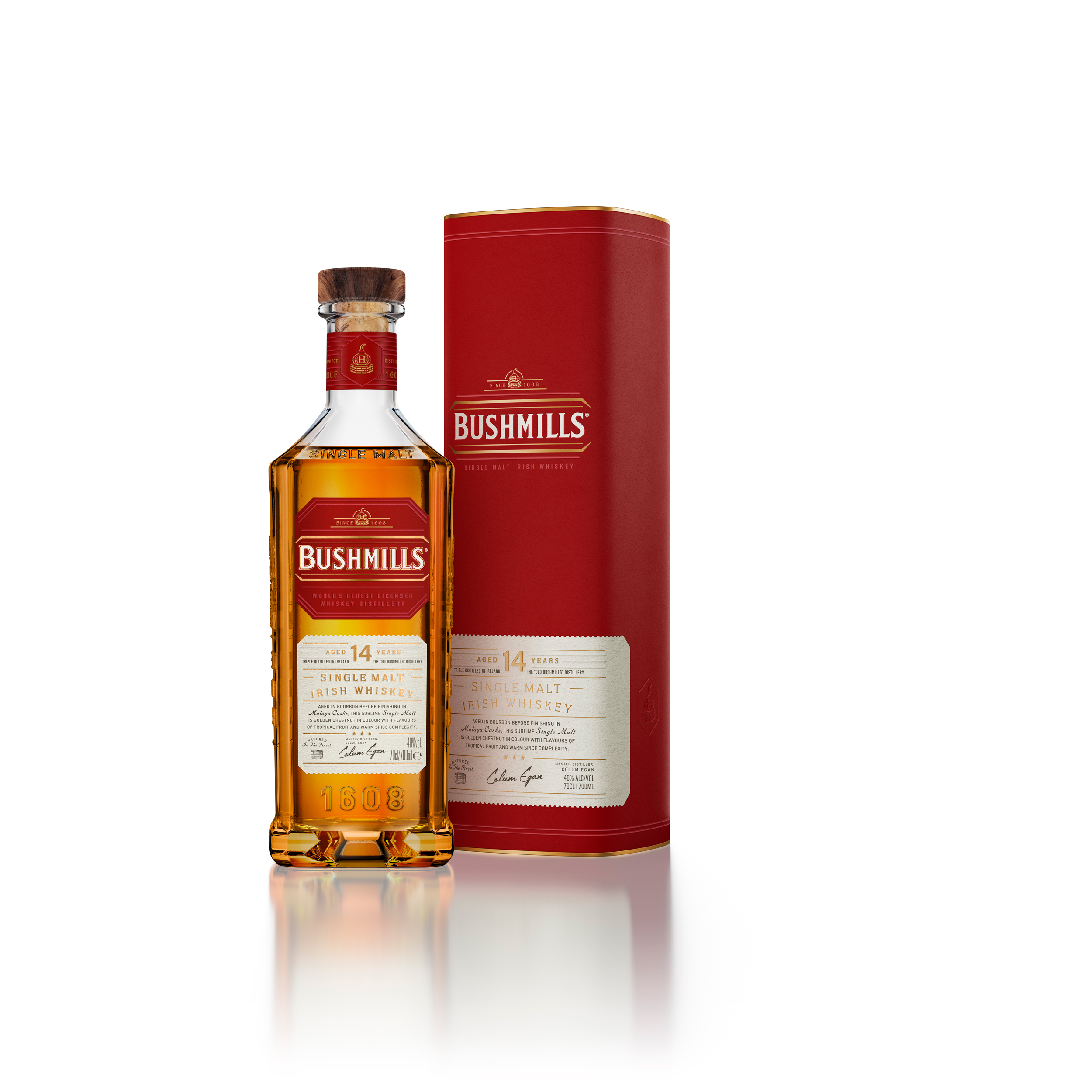 Bushmills Malt 14Yo Malaga Finish 40% 0,7L Karton