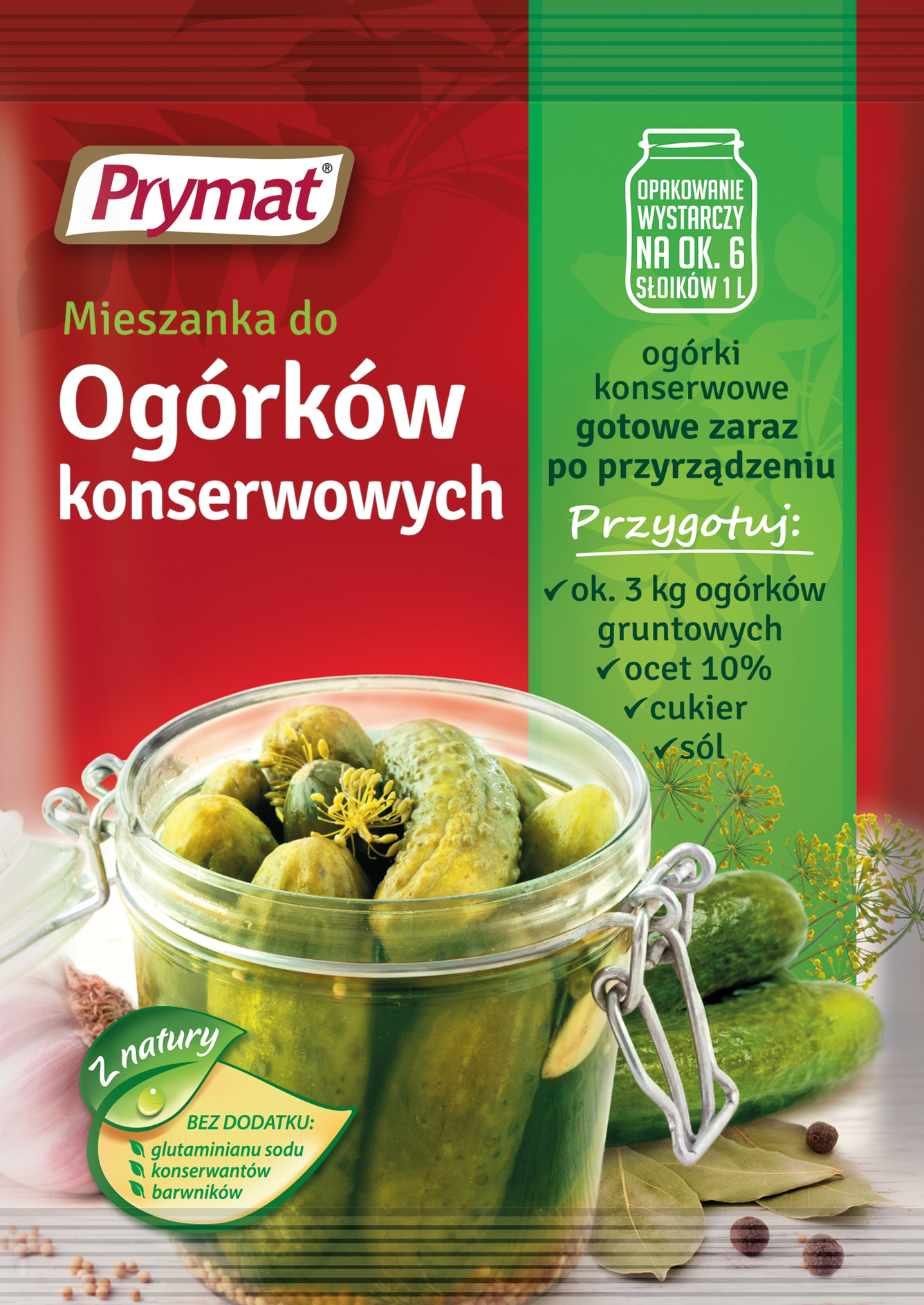 Mieszanka Do Ogórków Konserwowych 40G Prymat