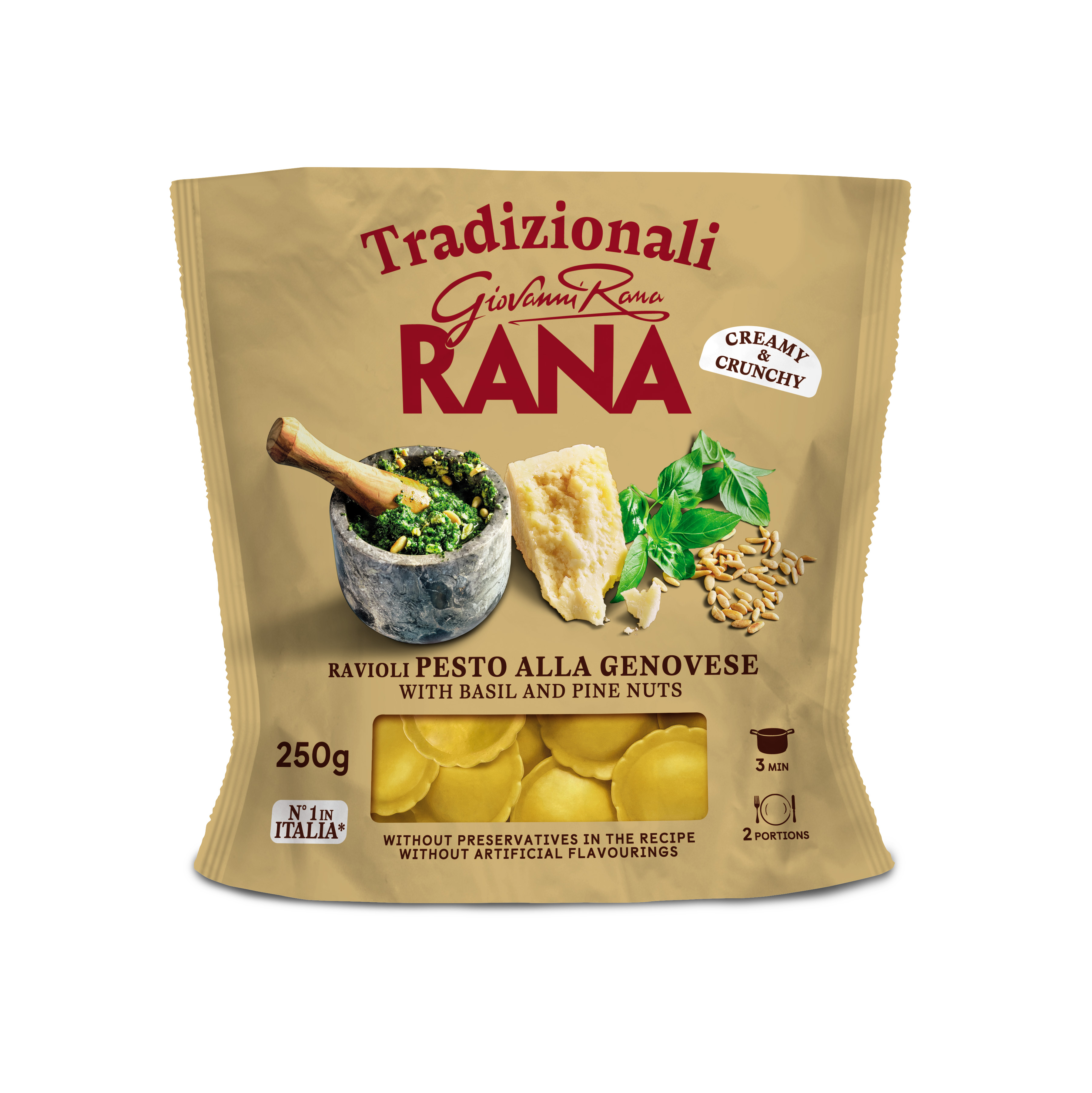 Rana Pierożki Ravioli Z Pesto Pesto Alla Genovese 250G