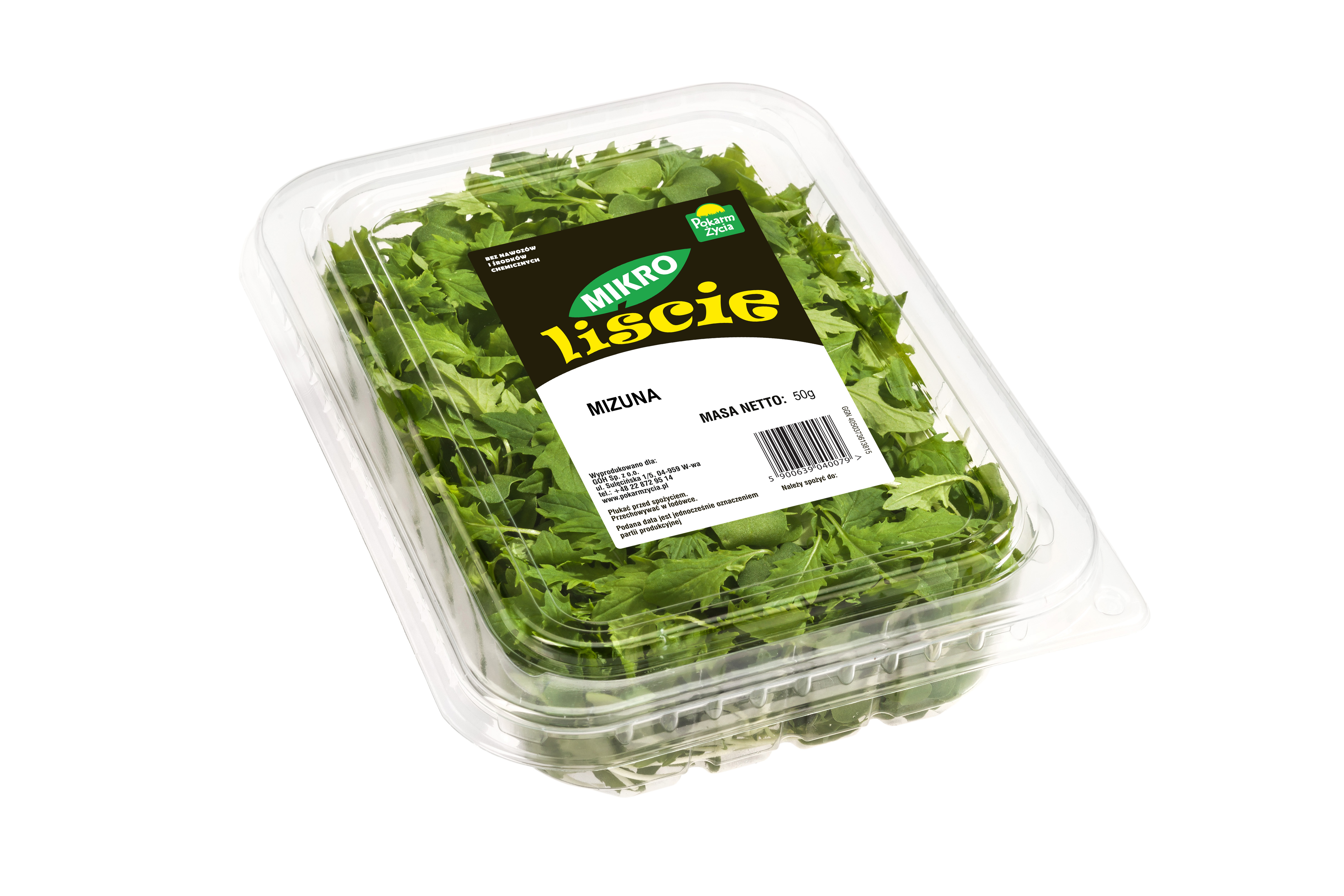 Mikroliście Mizuna Polska 50G Pokarm Życia
