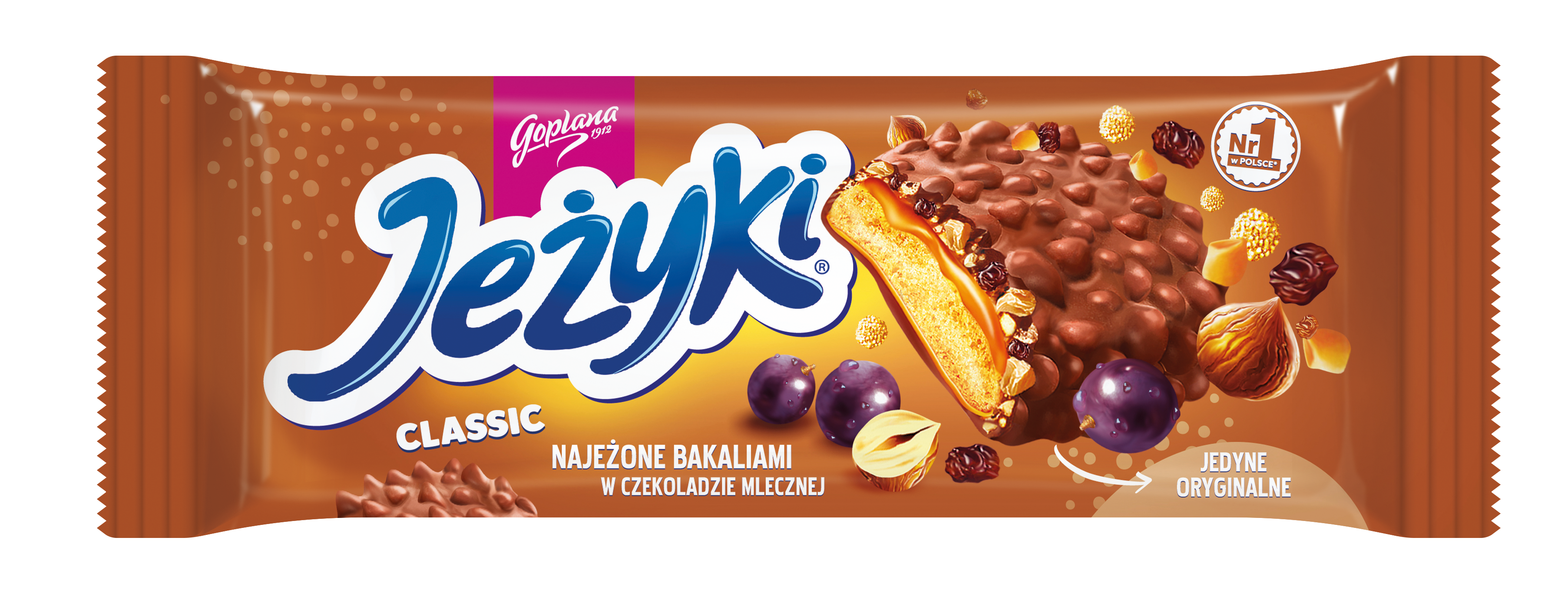 Jeżyki Classic Ciastka W Czekoladzie Mlecznej 140 G