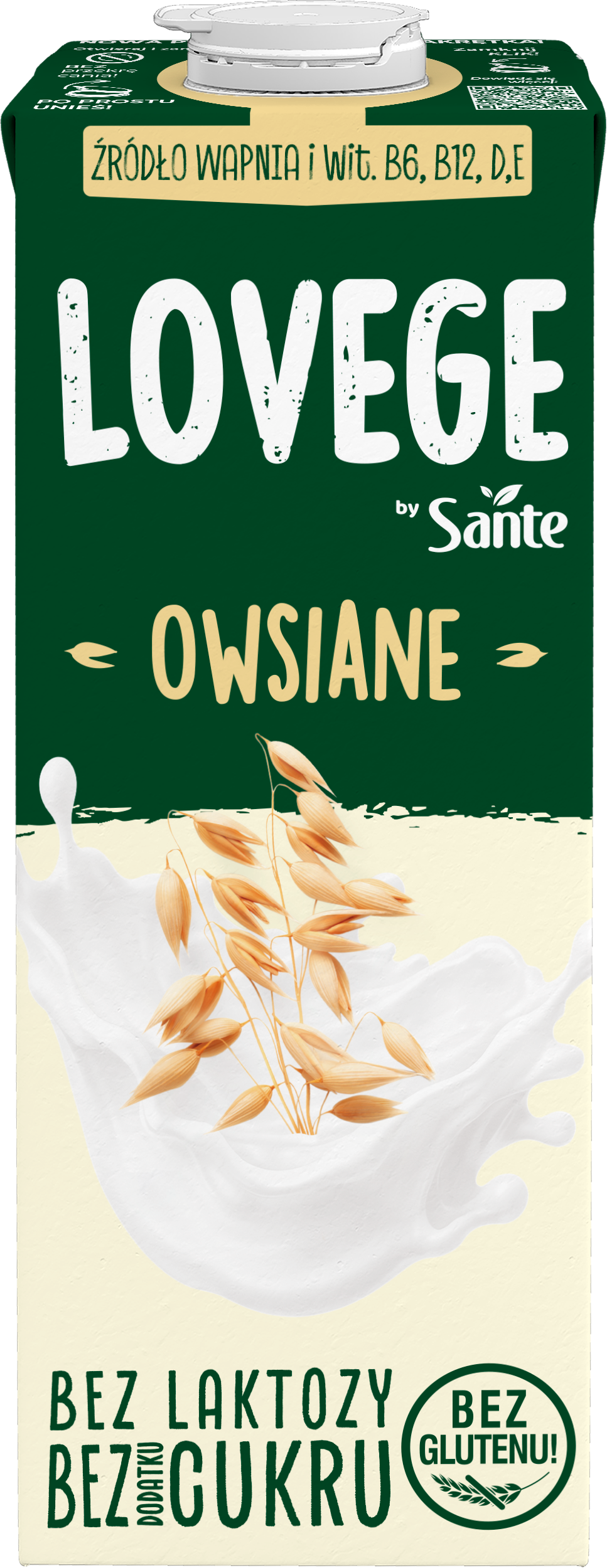 Napój Lovege Owsiany 1L Sante