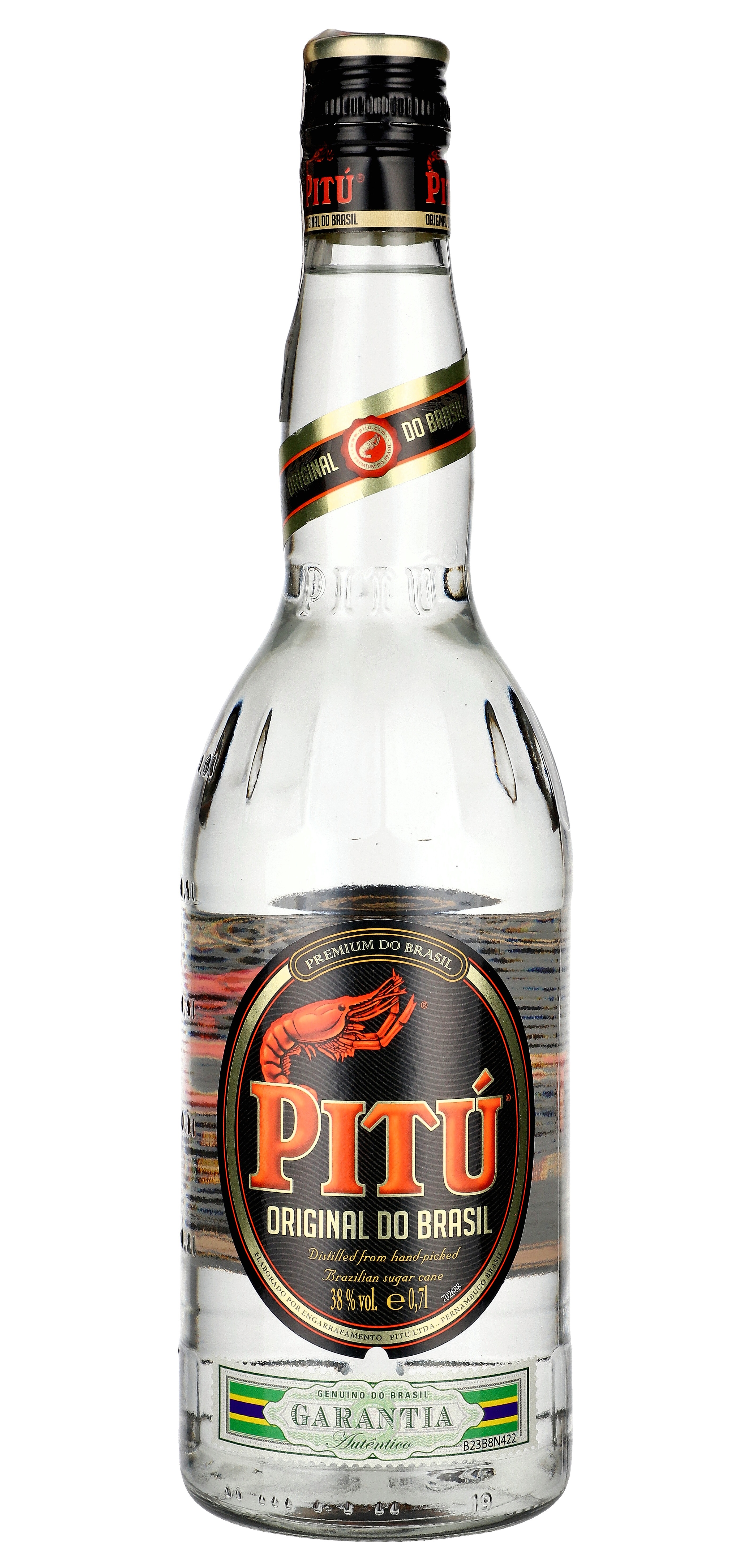 Cachaca Pitu Premium Do Brasil 38% 700 Ml