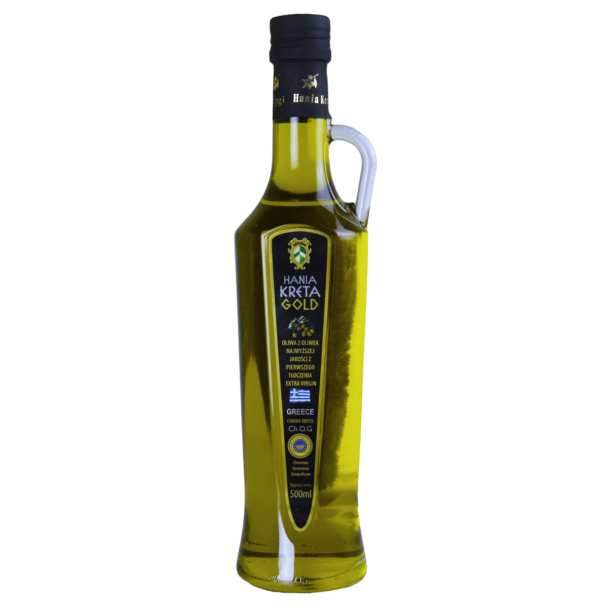 Oliwa Z Oliwek Extra Virgin 500 Ml Hania Kreta Gold