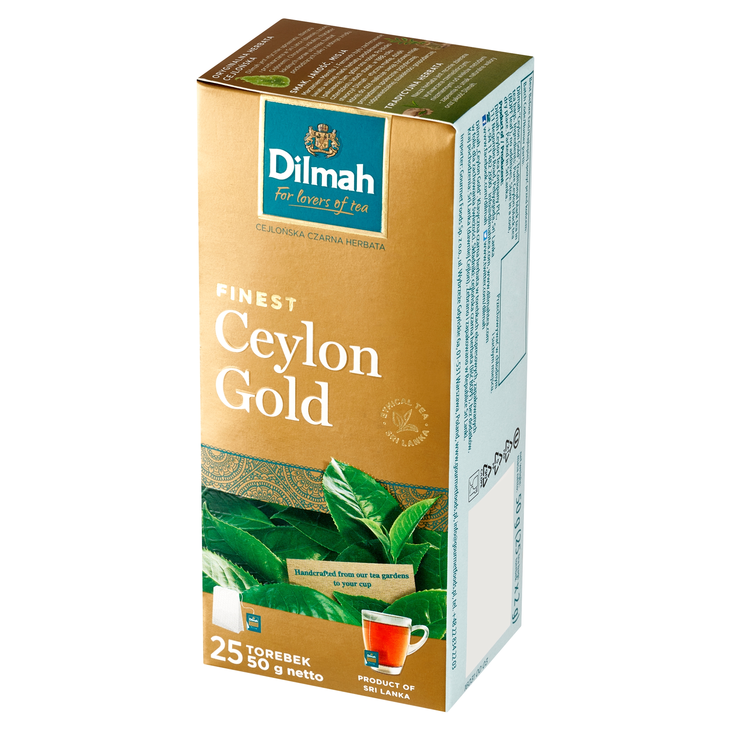 Dilmah Ceylon Gold 25X2 G