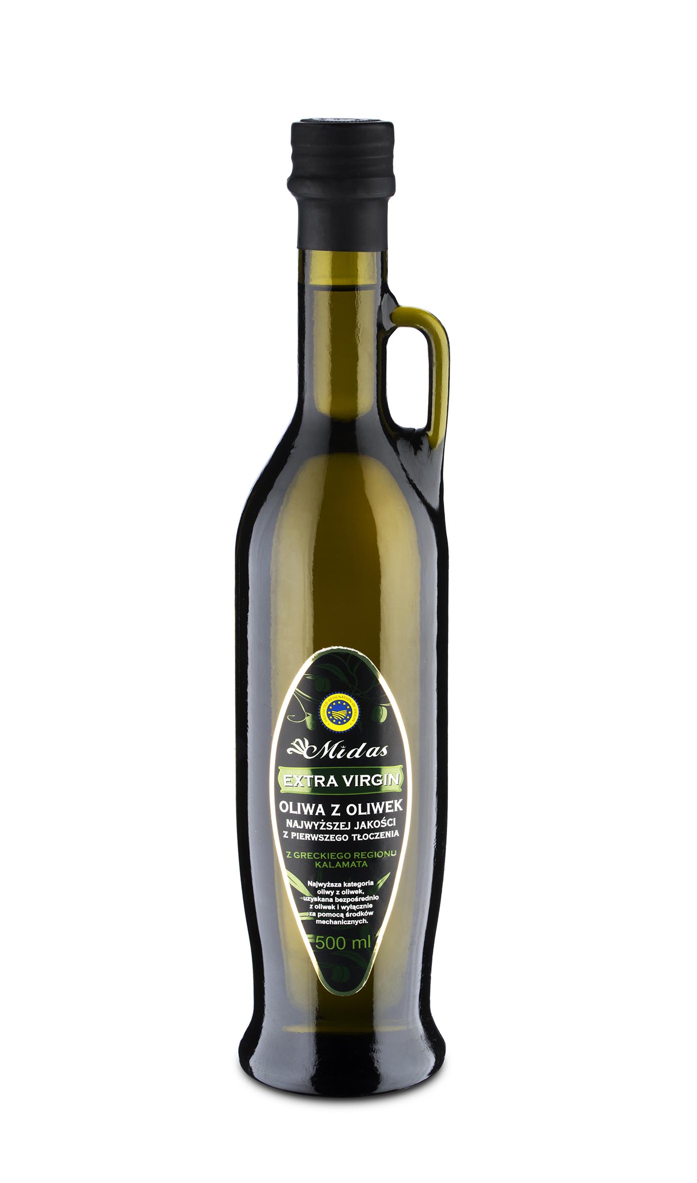 Oliwa Z Oliwek Najwyższej Jakości Z Pierwszego Tłoczenia 500Ml Midas
