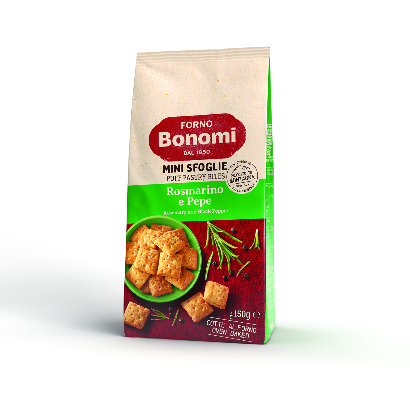 Bonomi Snack Rozmaryn I Pieprz 150G