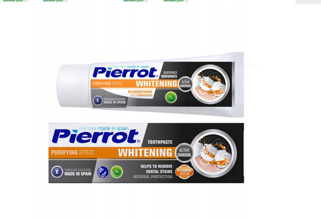 Pasta Do Zębów Whitening Charcoal 75 Ml