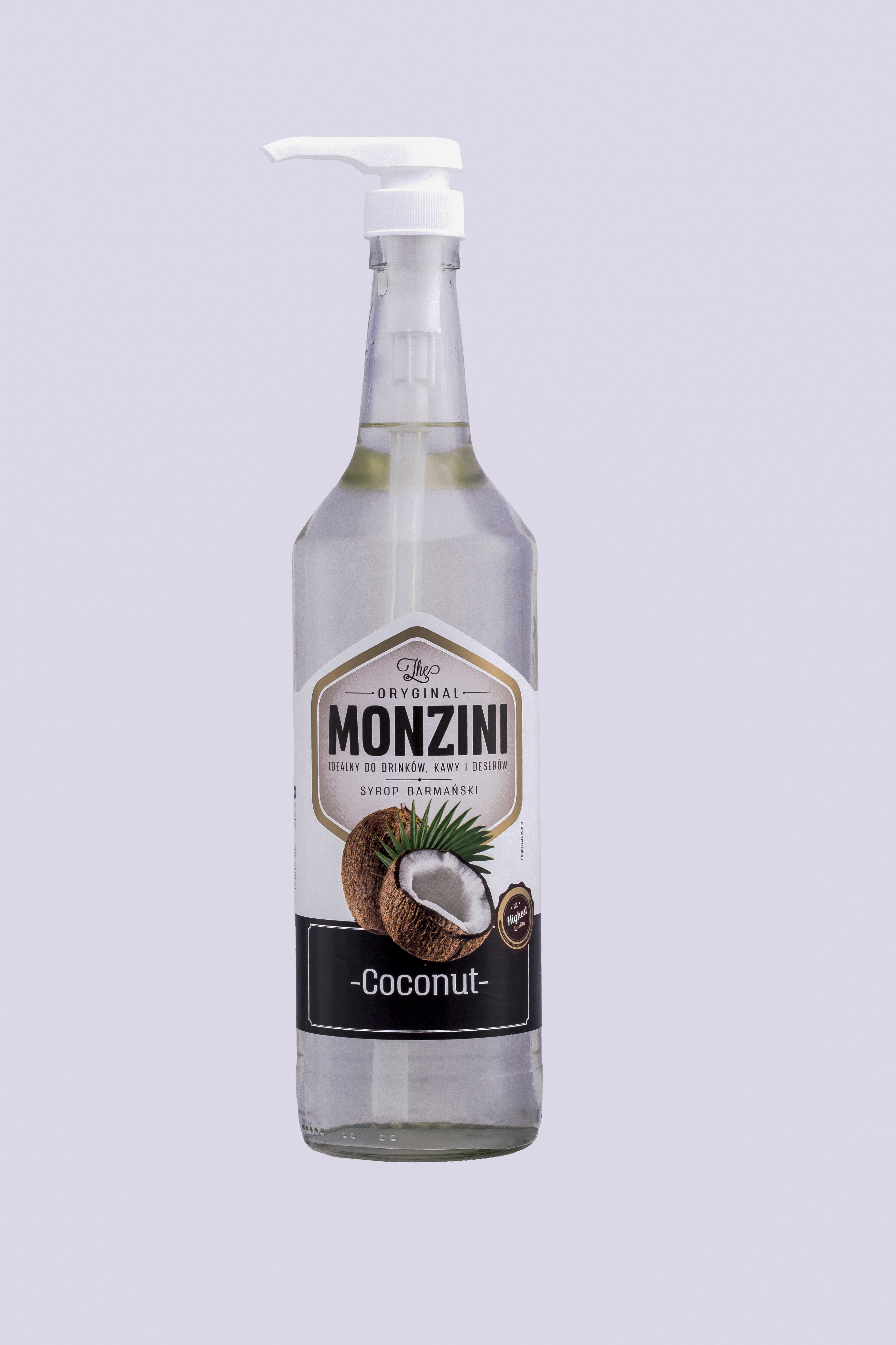 Syrop Monzini Kokos 1L Z Pompką