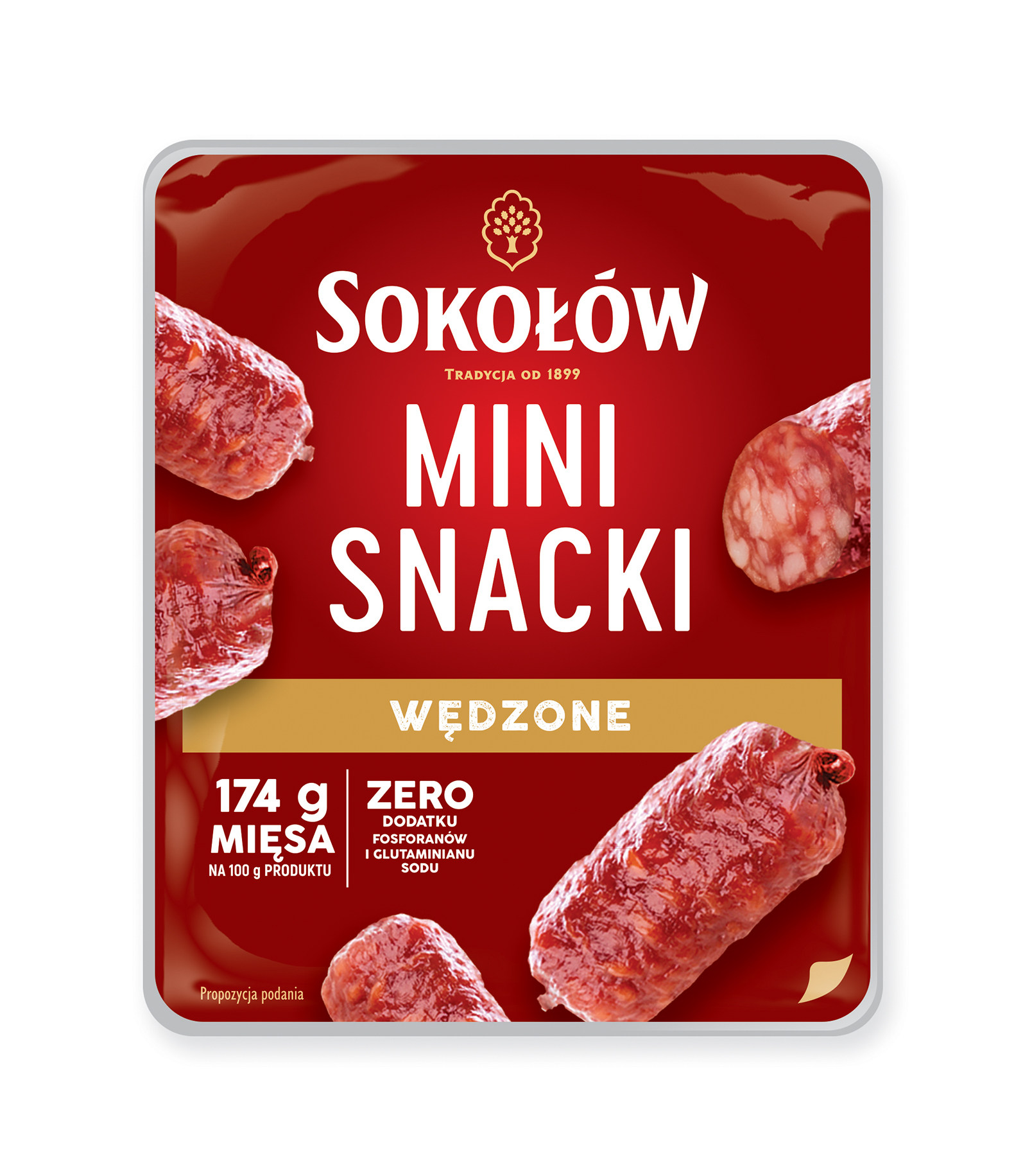 Mini Snack Salami Wędzone 100 G Salami Z Dębicy