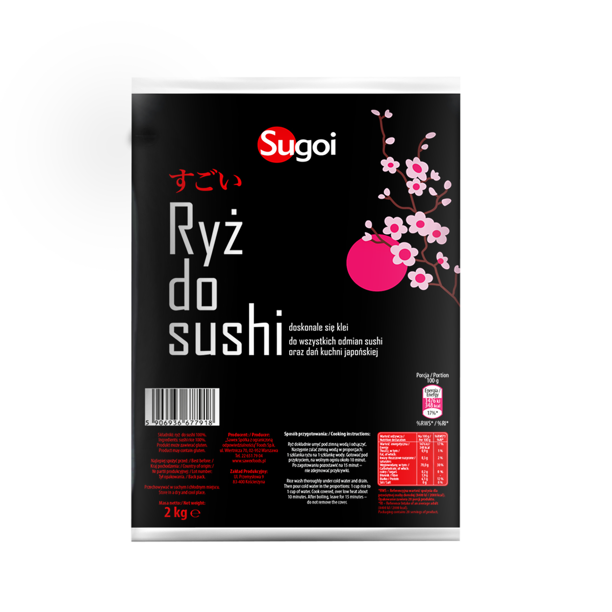 Sugoi Ryż Do Sushi 2Kg