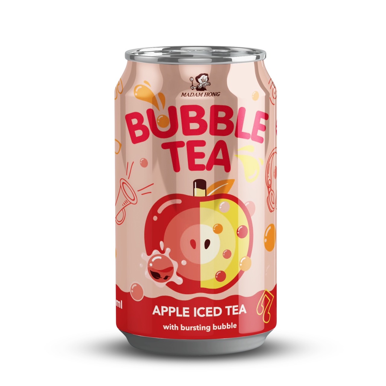 Bubble Tea Jabłko 320Ml