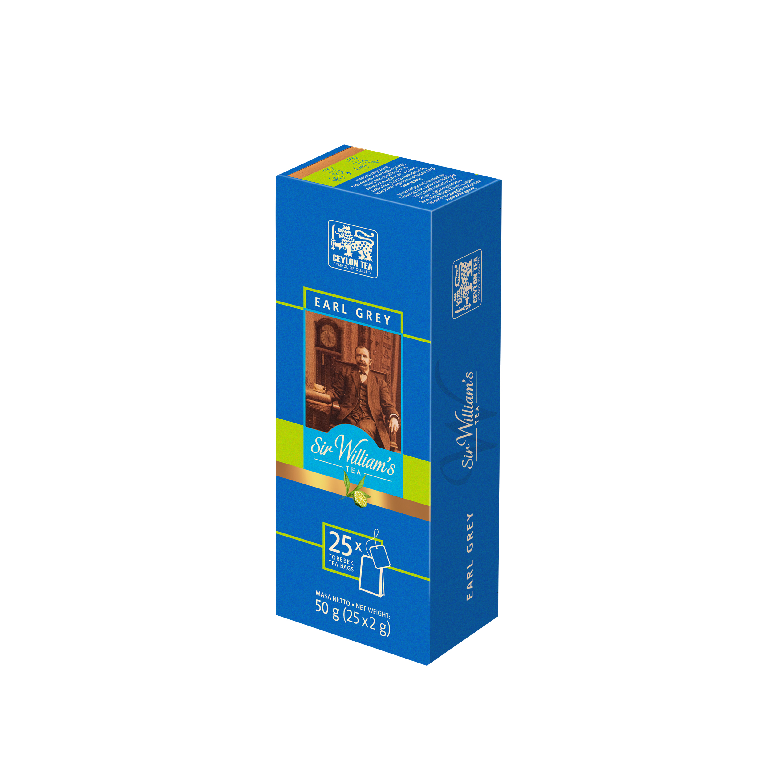 Herbata Sir William'S Tea Earl Grey 25 Szt.X2G