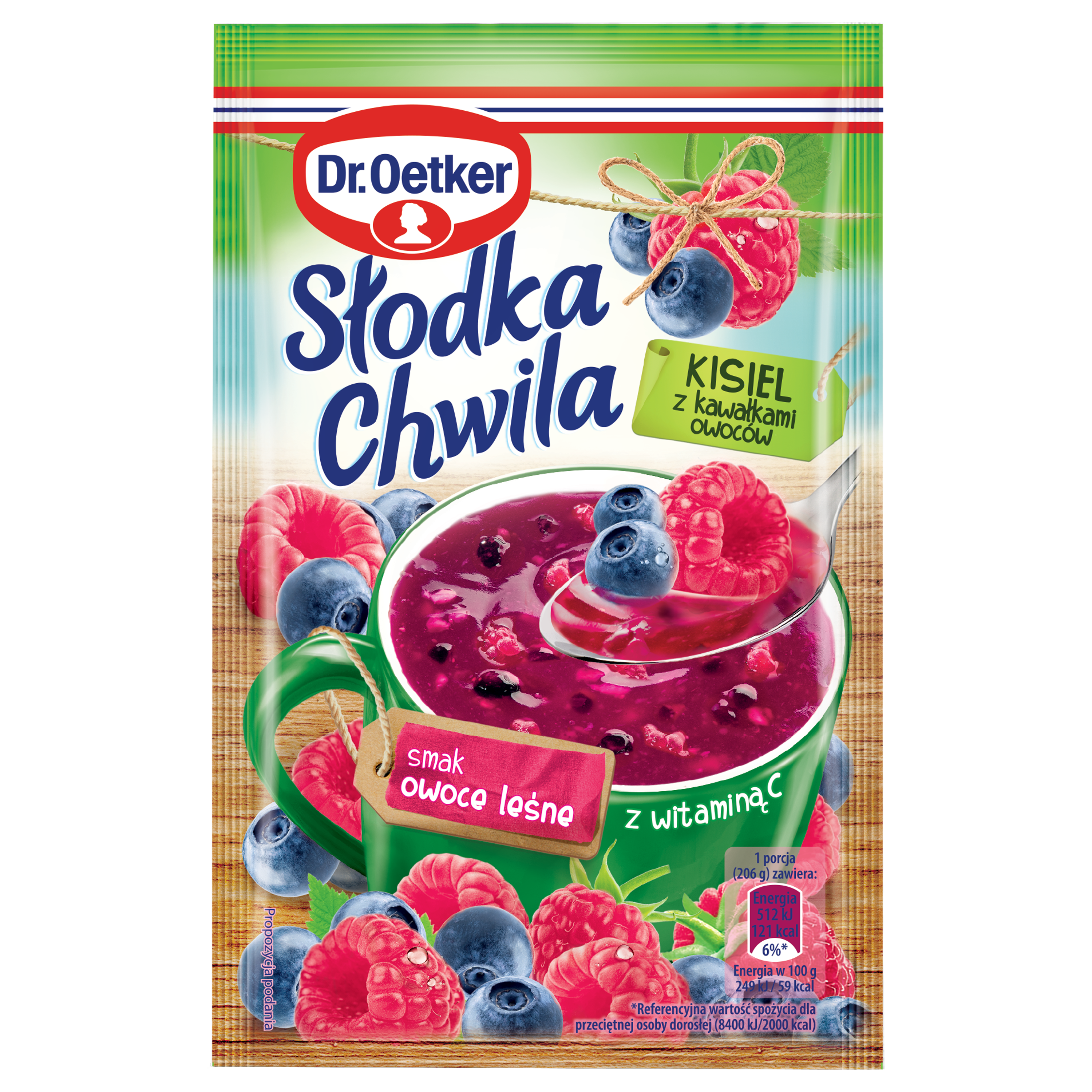 Dr. Oetker Słodka Chwila Kisiel Owoce Leśne Z Owocami 31,5 G