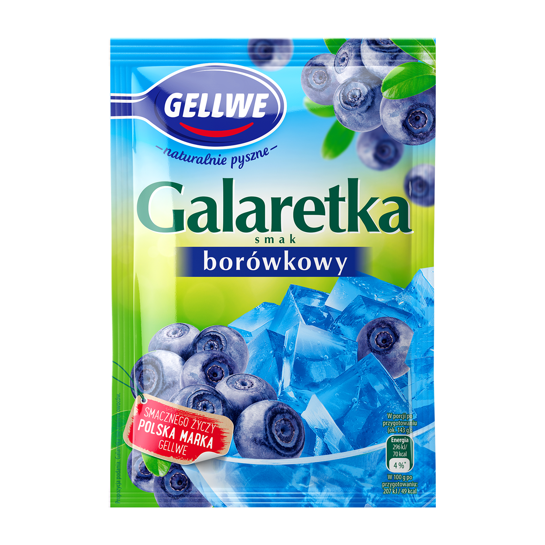 Gellwe Galaretka Borówkowa 72G