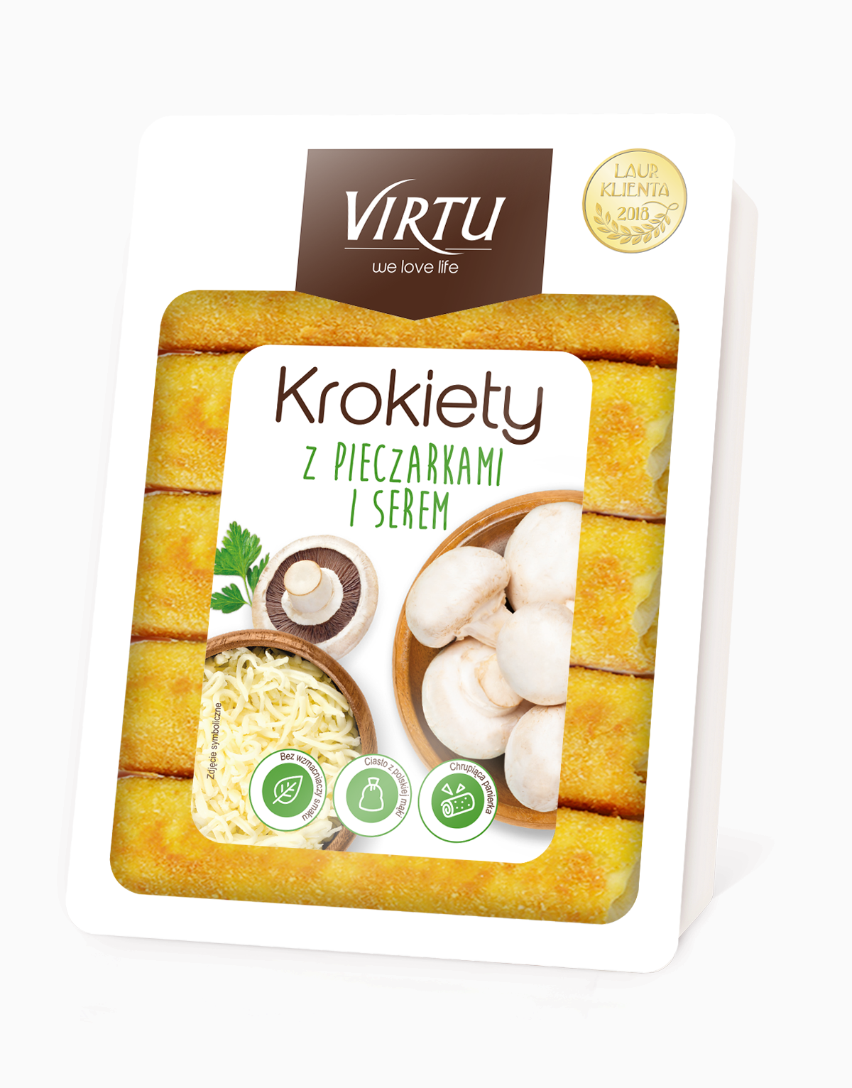 Virtu Krokiety Z Pieczarkami I Serem 400 G