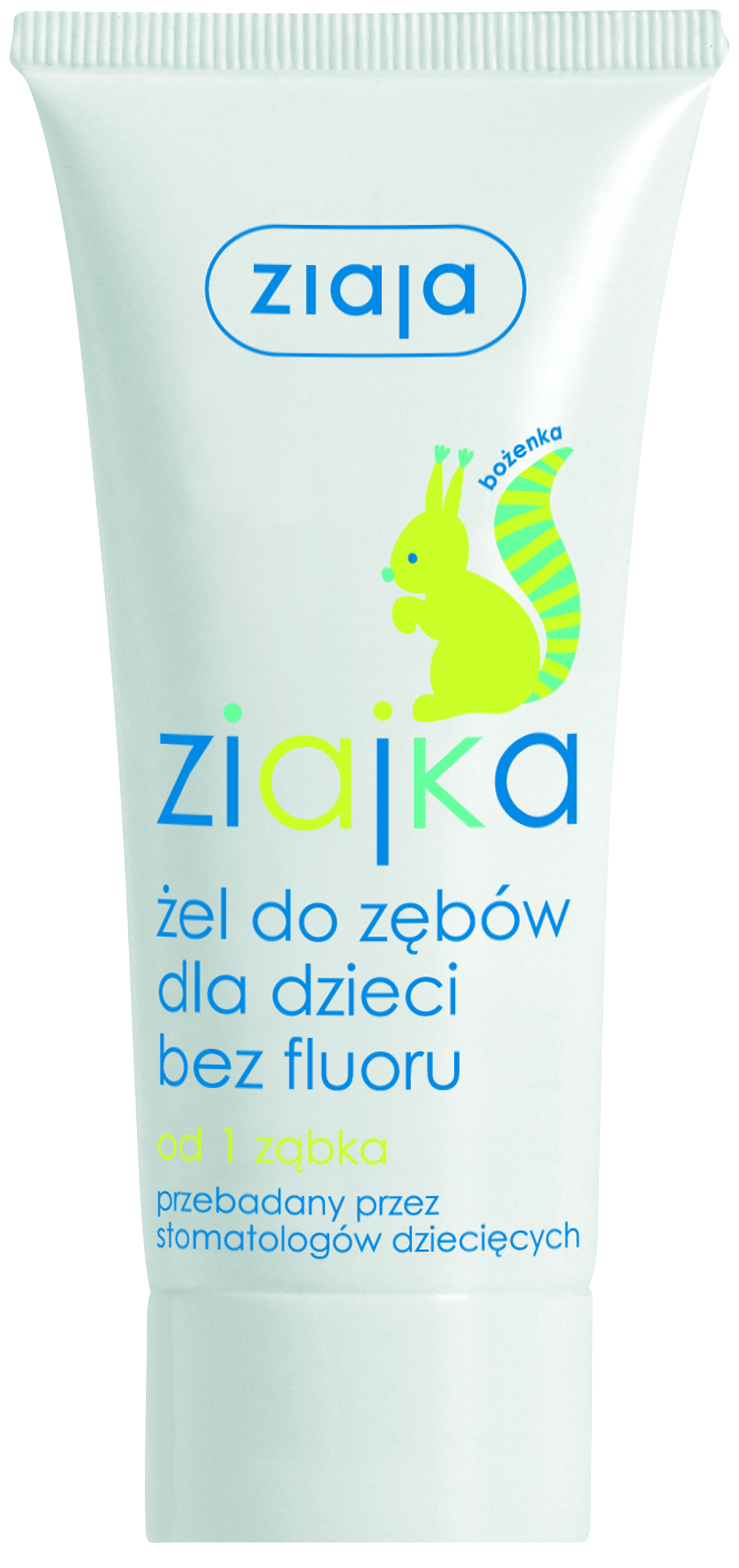 Ziajka Żel Do Zębów Dla Dzieci Bez Fluoru 50 Ml