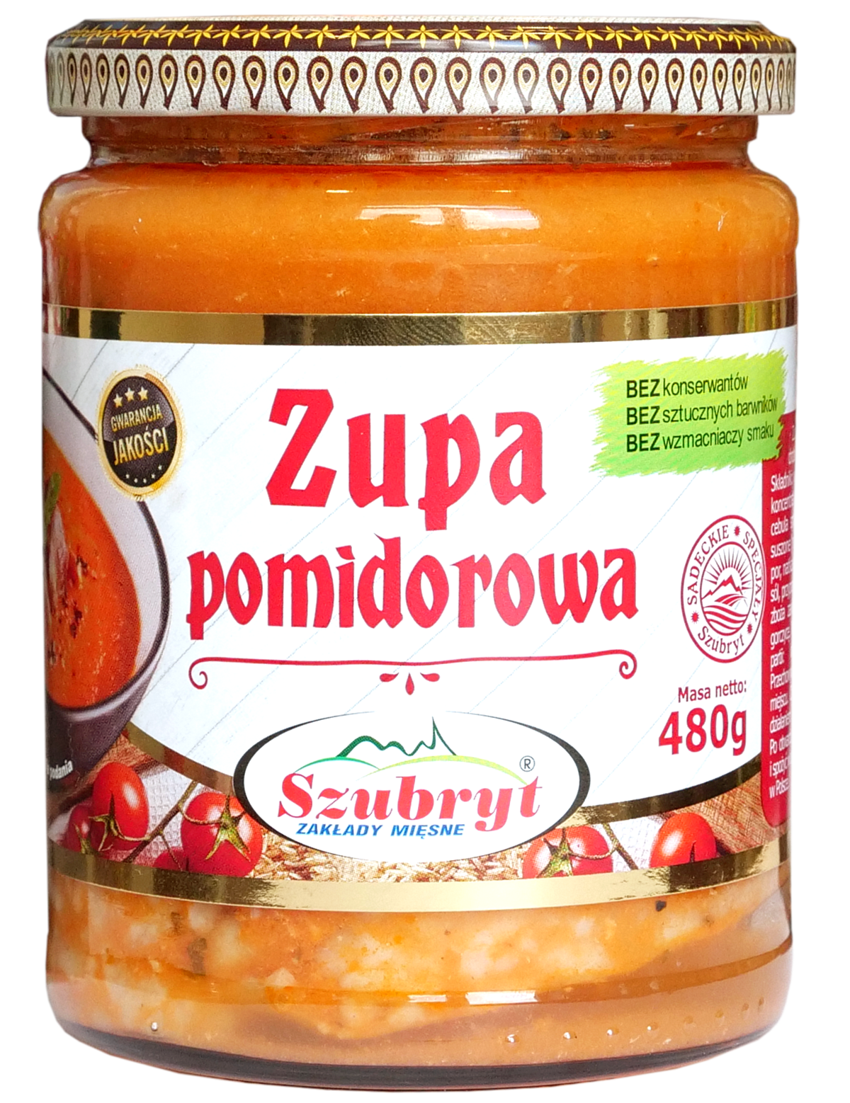 Zupa Pomidorowa 480G Szubryt