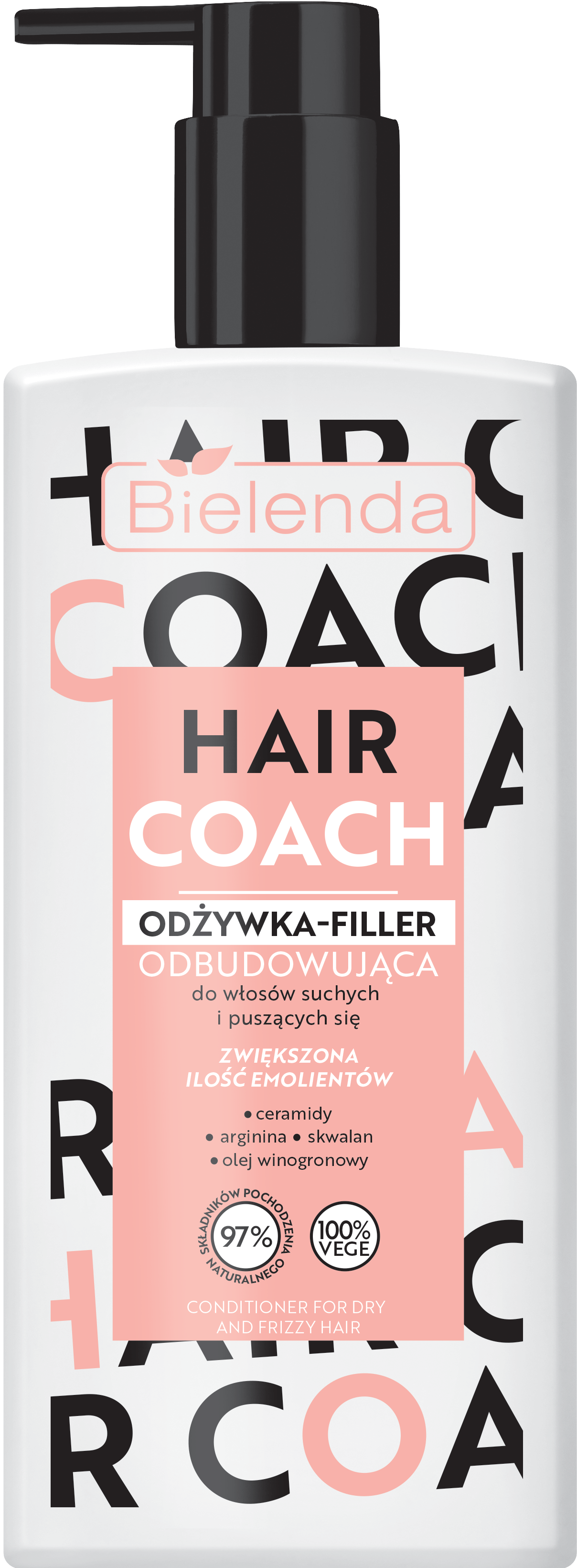 Hair Coach Odbudowująca Odżywka- Filler Do Włosów Suchych I Puszących Się 280Ml