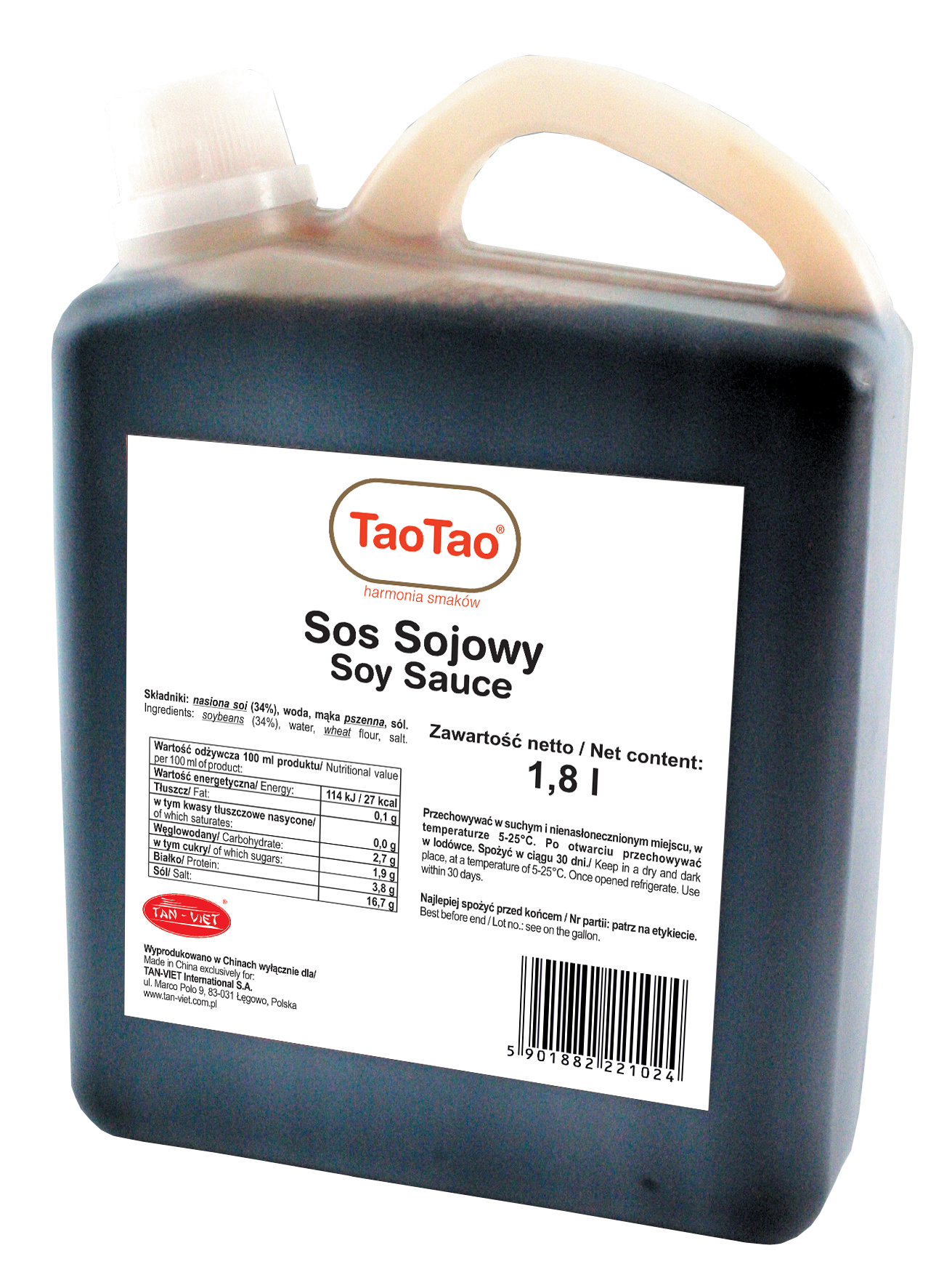 Sos Sojowy 1,8L Tao Tao