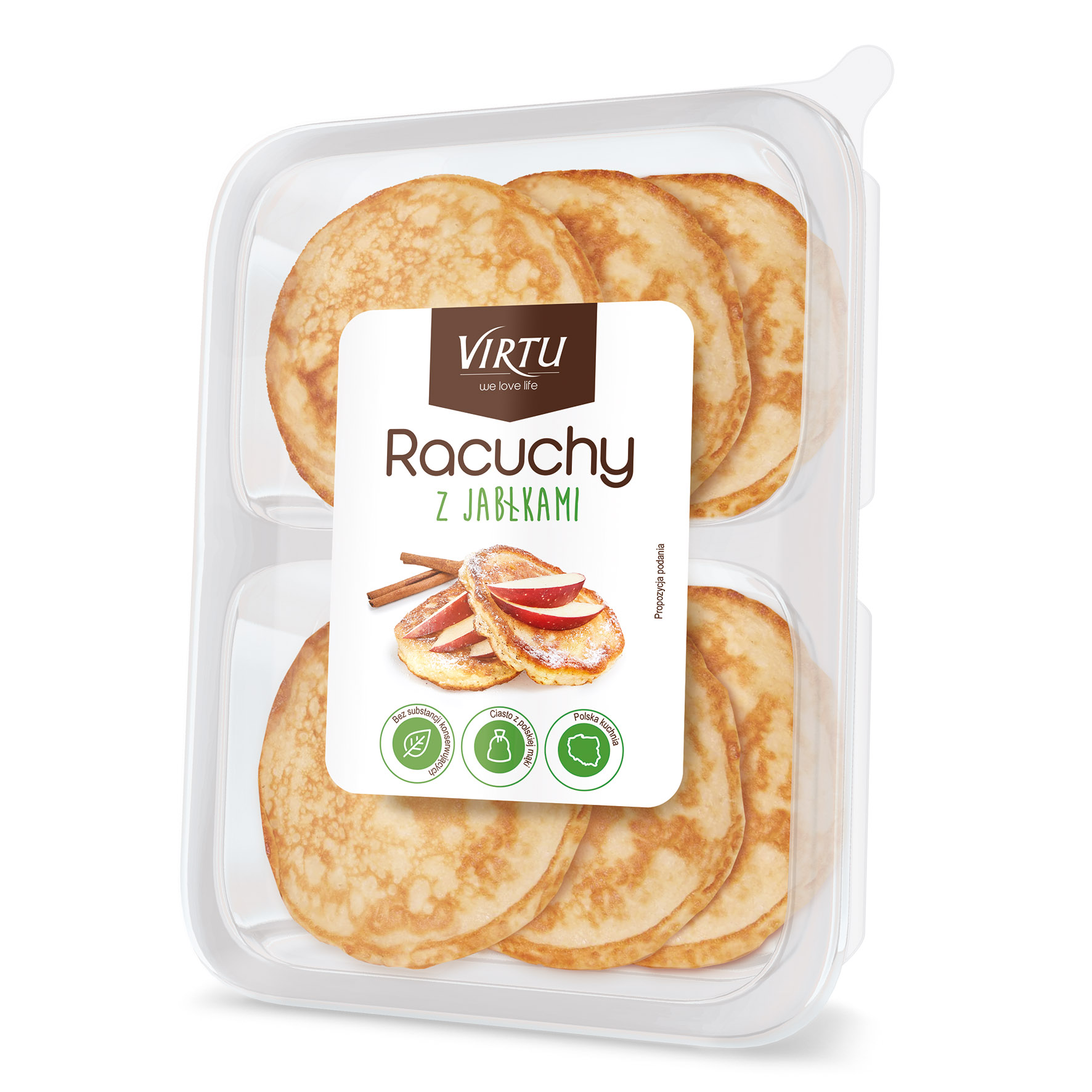 Racuchy Z Jabłkami 300G Virtu