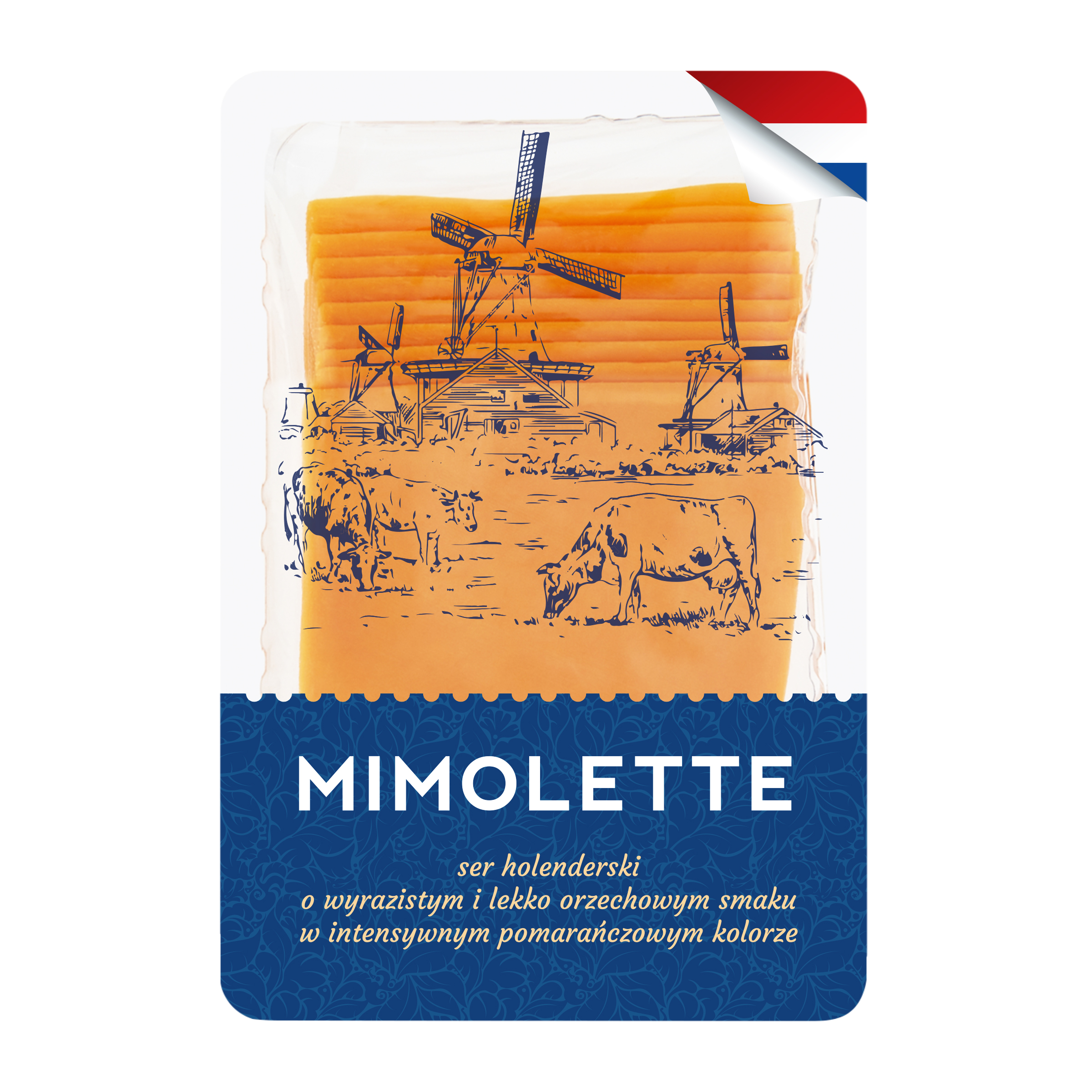 Ser Mimolette Holenderski Plastry 120 Temar