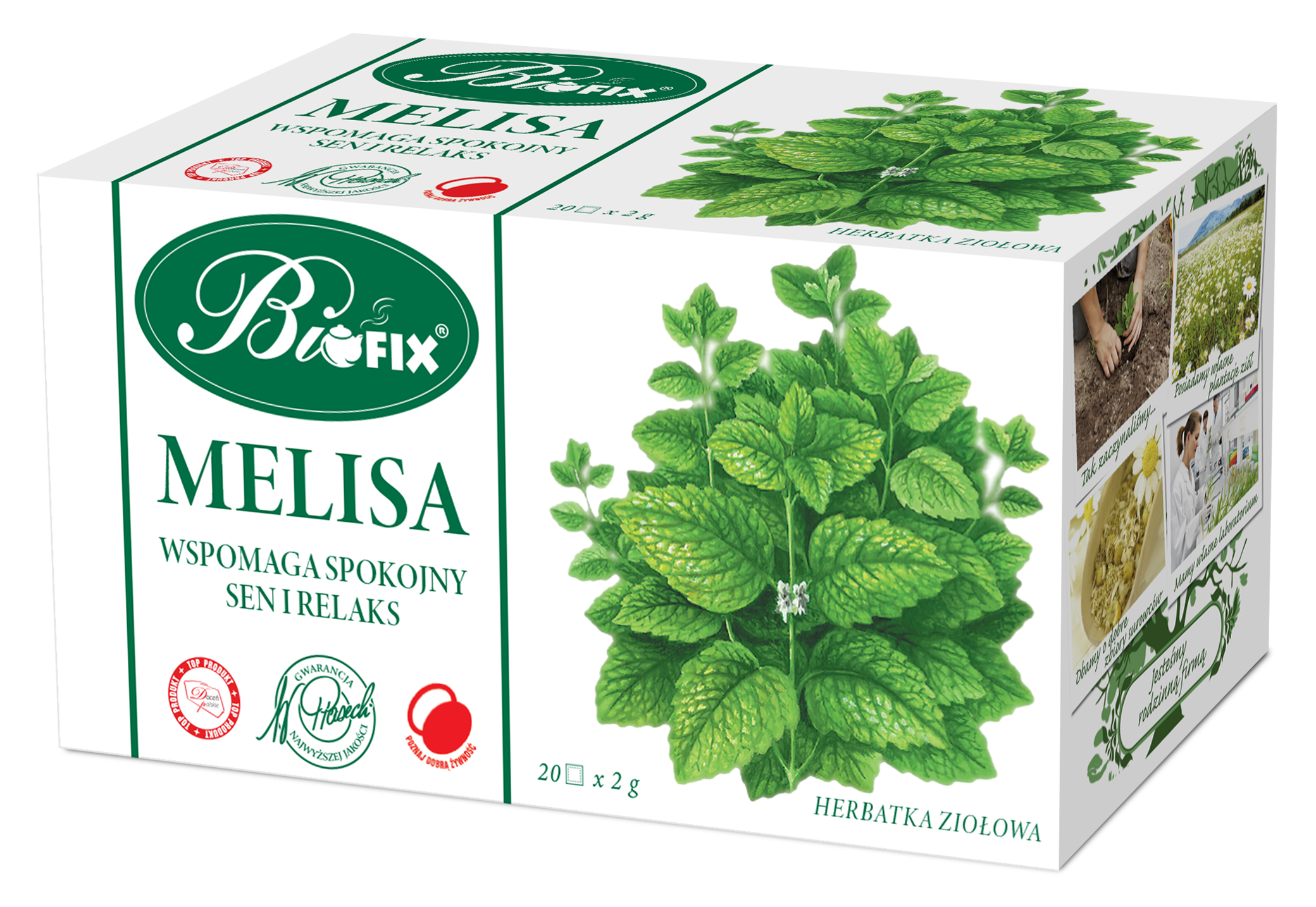 Bifix Melisa Herbatka Ziołowa Ekspresowa 20X2G