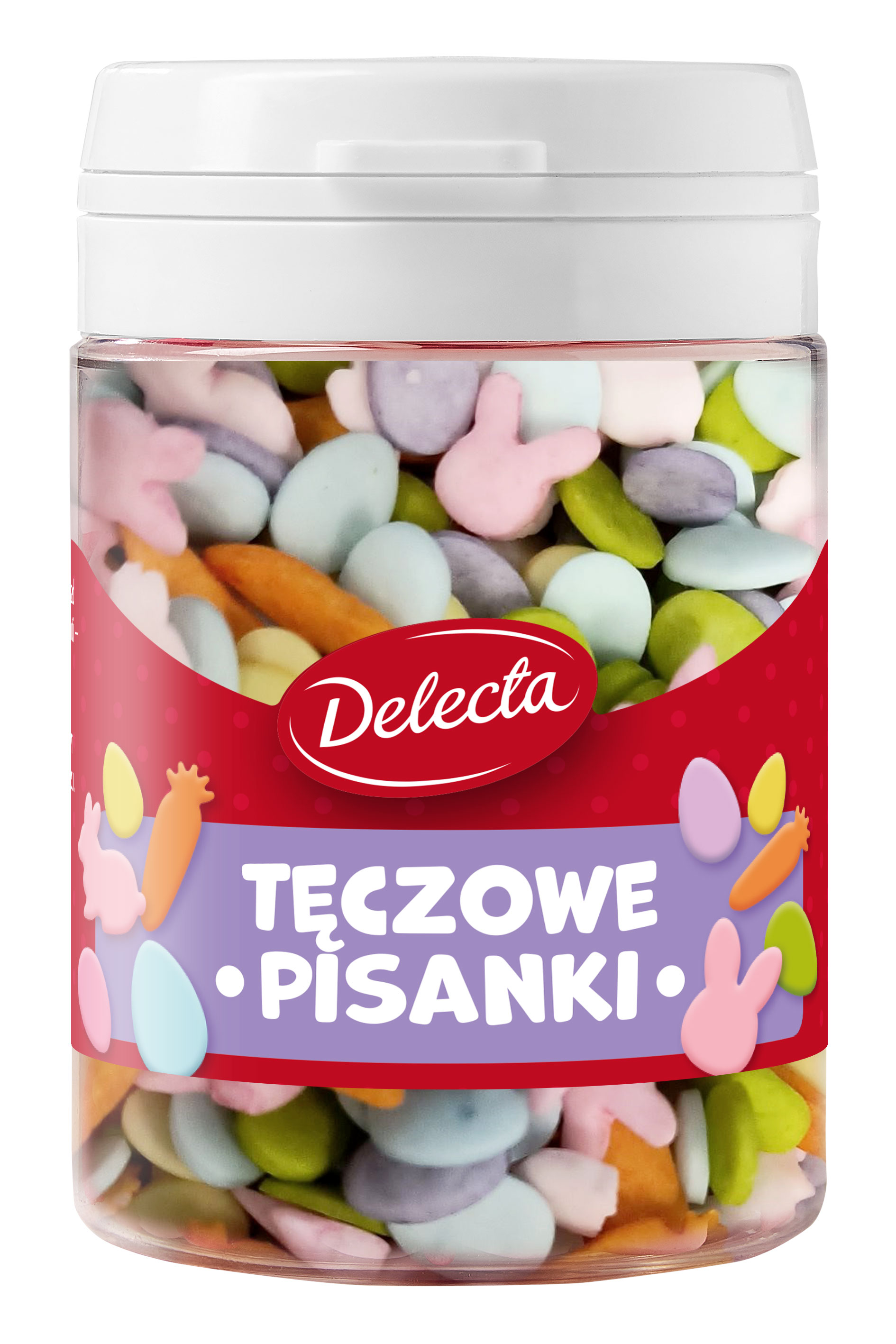 Delecta Decorada Tęczowe Pisanki 48G