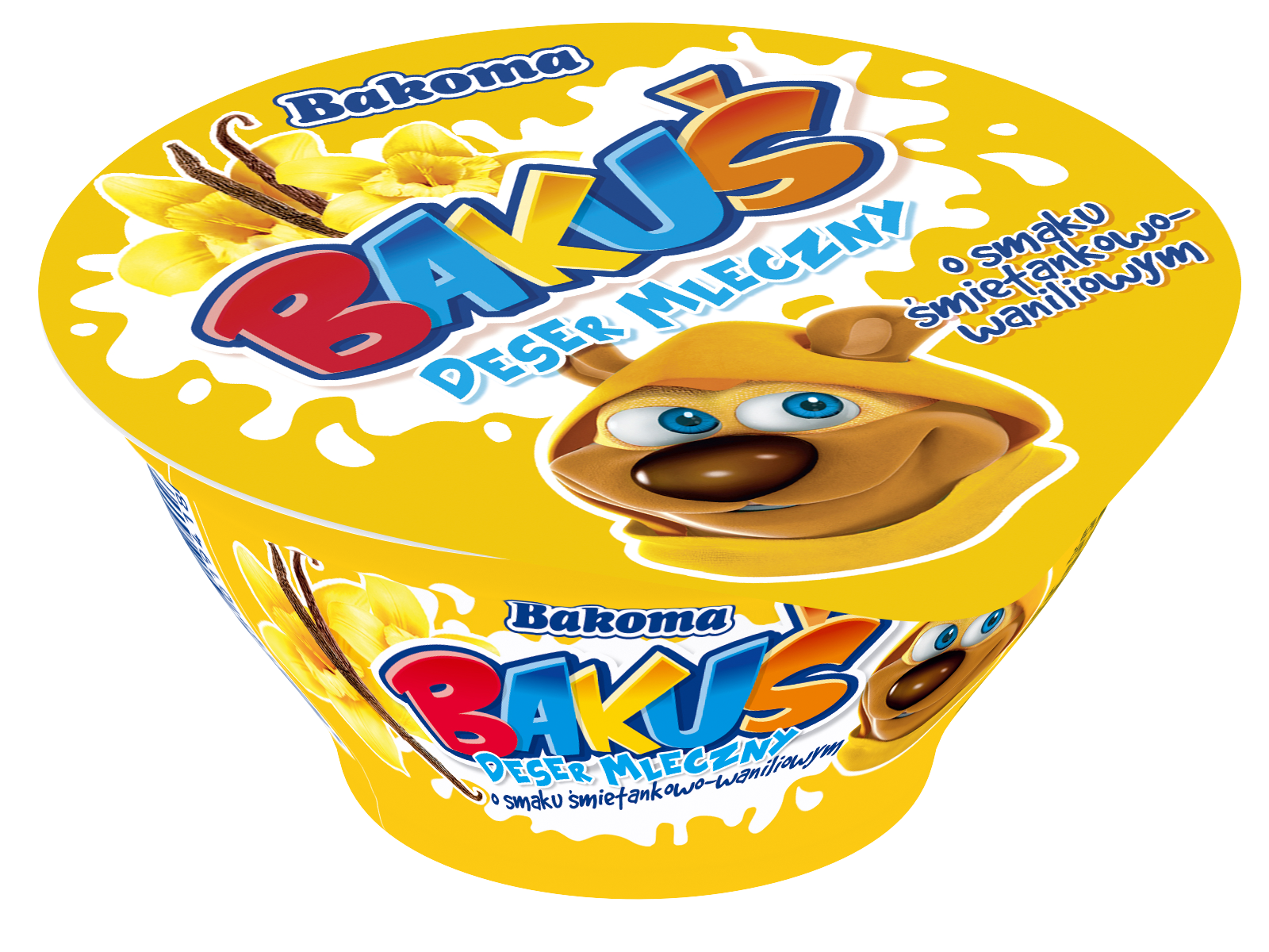 Deser Mleczny Bakuś O Smaku Śmietankowo-Waniliowym 100G