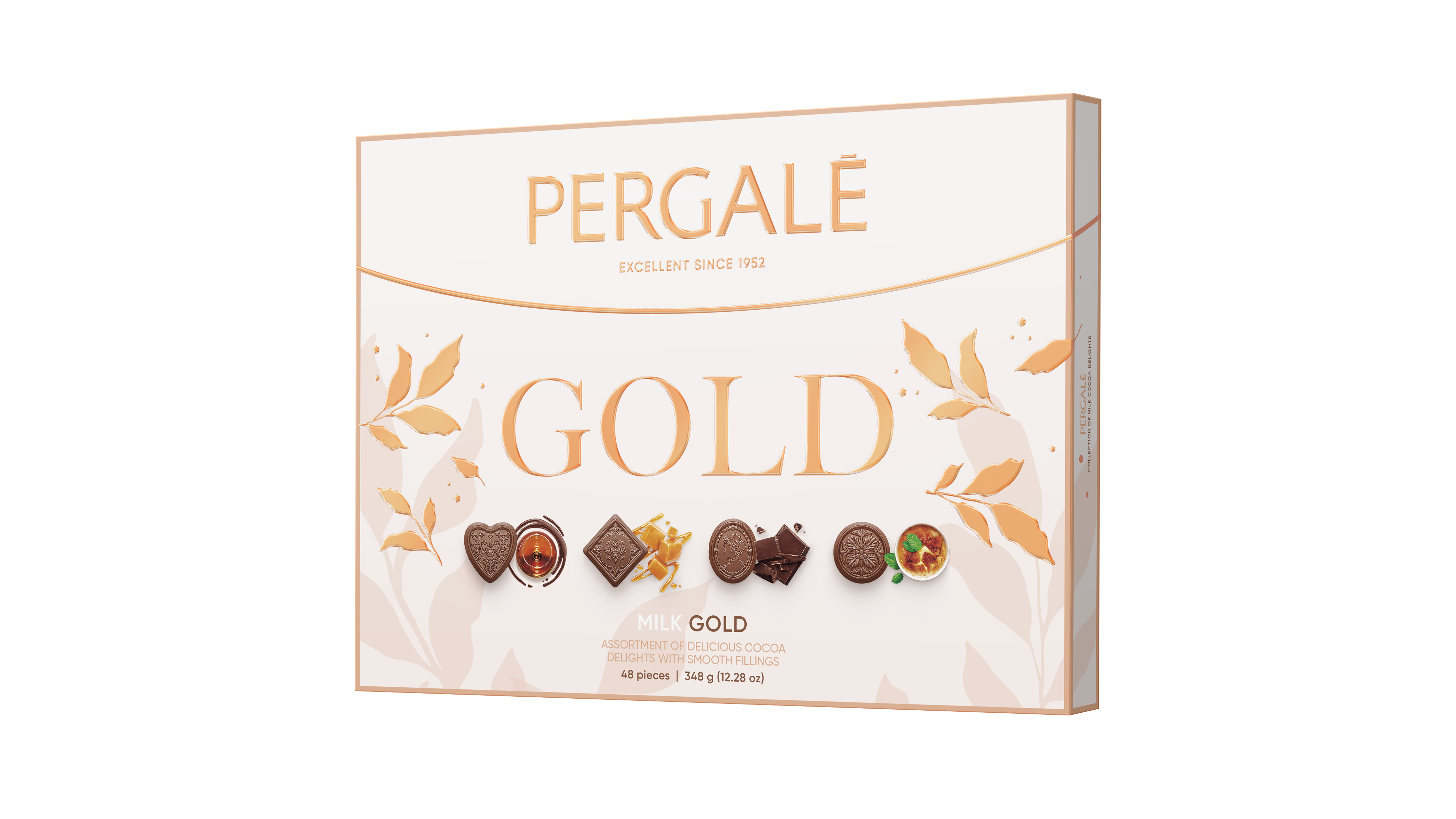Bombonierka Pergalė Milk Gold 348G