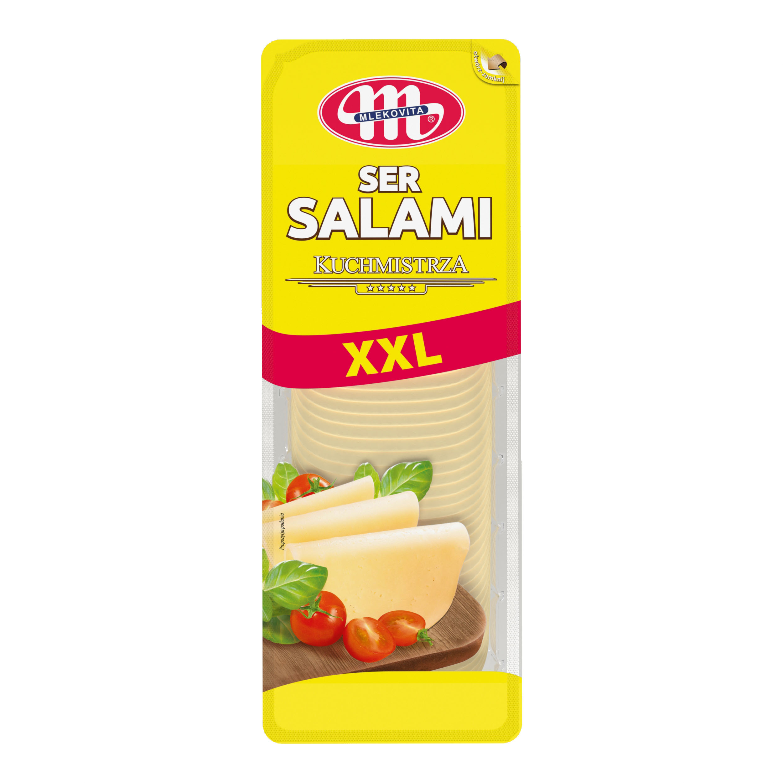 Mlekovita Ser Salami Kuchmistrza W Plastrach 1Kg