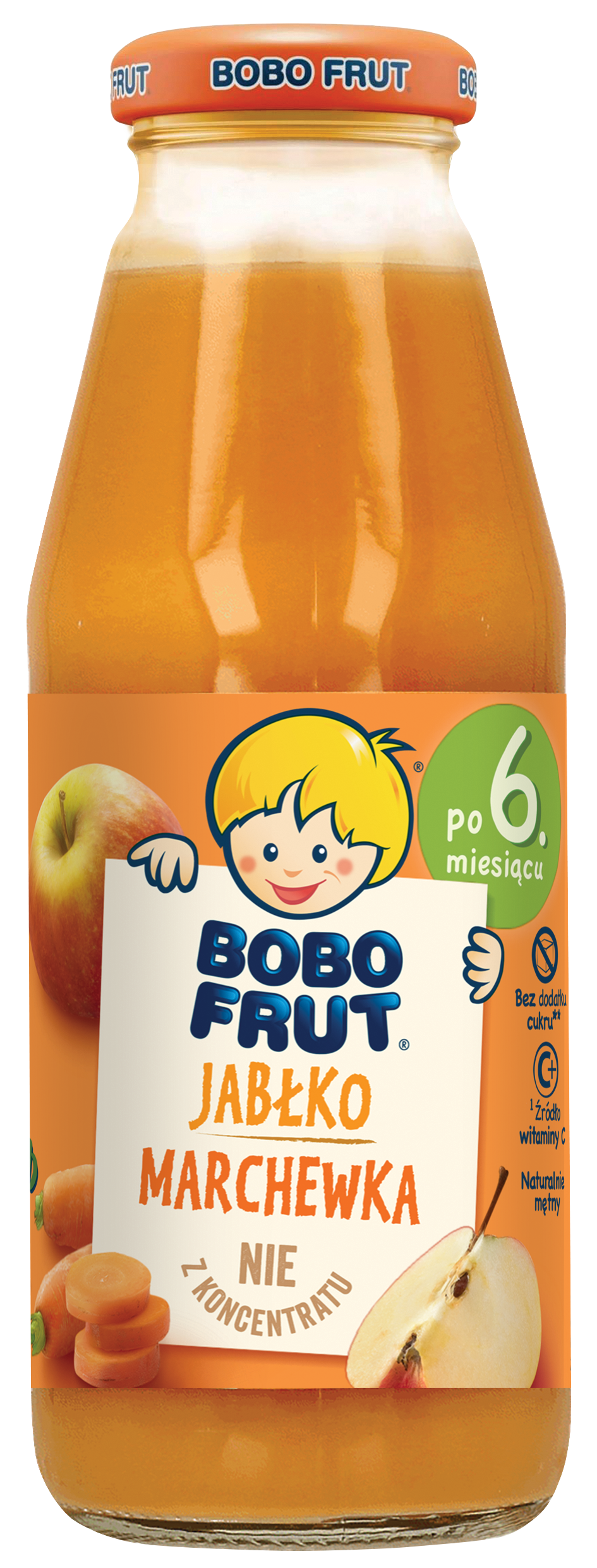 Bobo Frut Nektar Jabłko Marchew 300Ml Po 6 Miesiącu