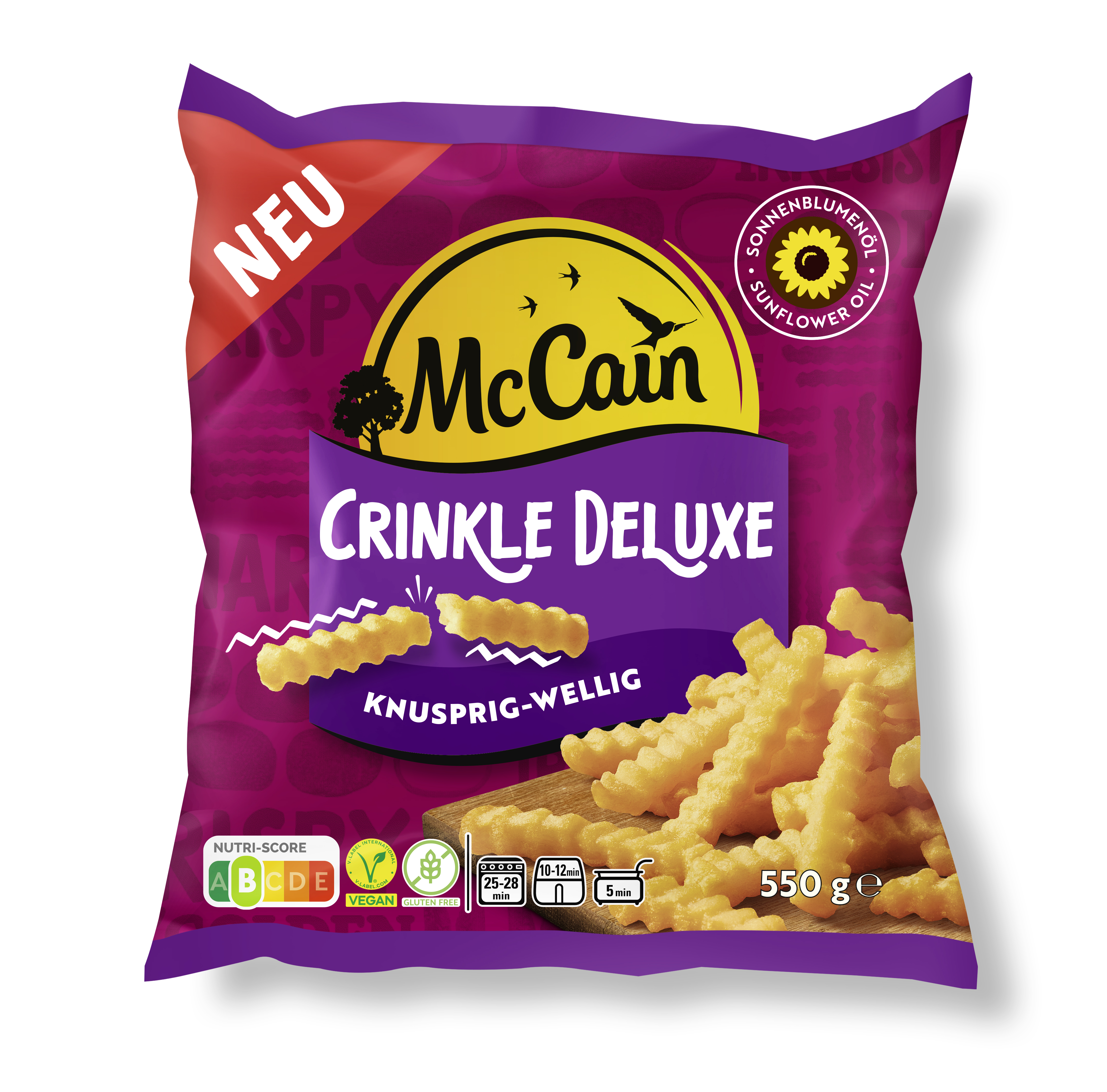 Mccain Crinkle Deluxe Frytki Karbowane 550 G